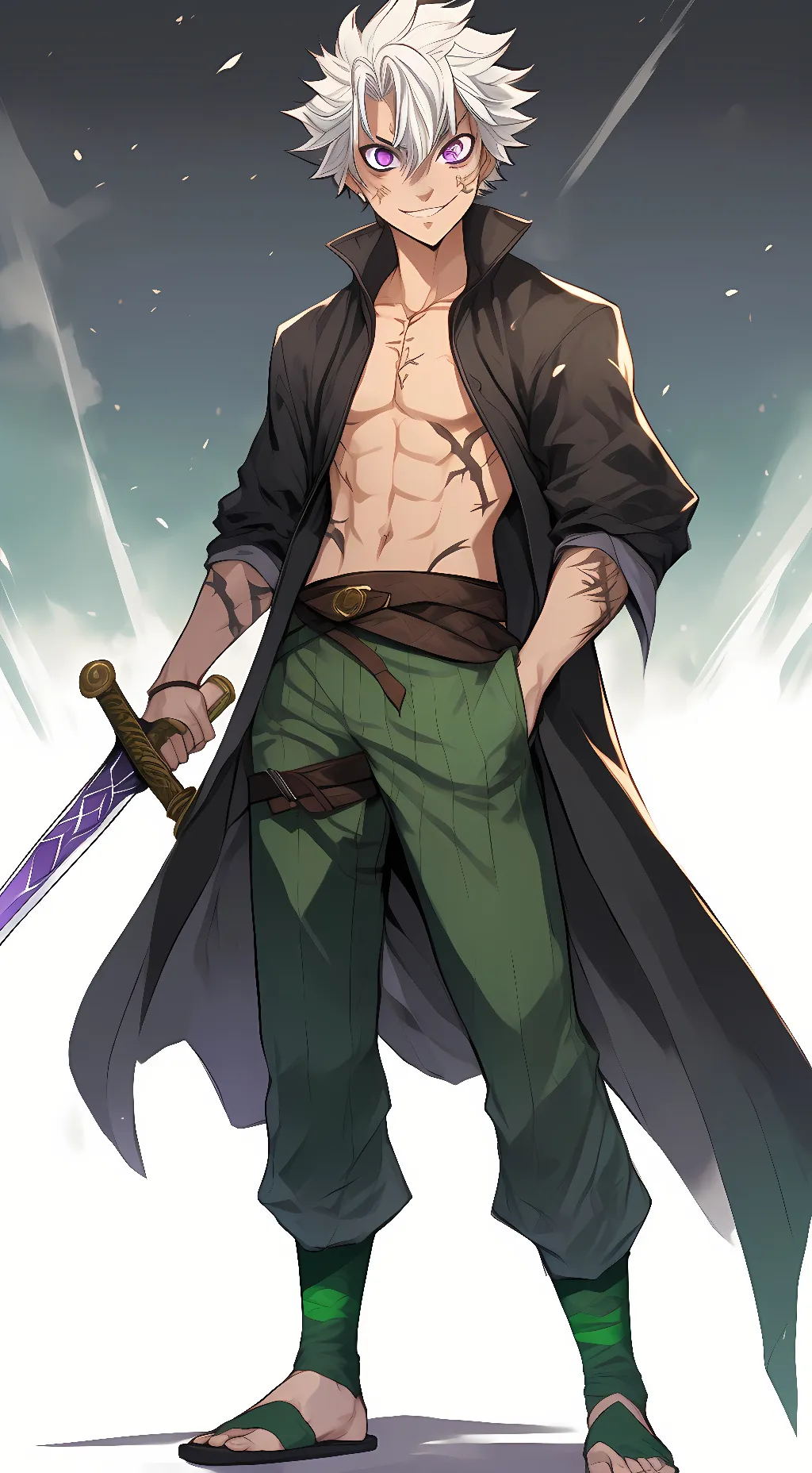 ai character: Sanemi  background