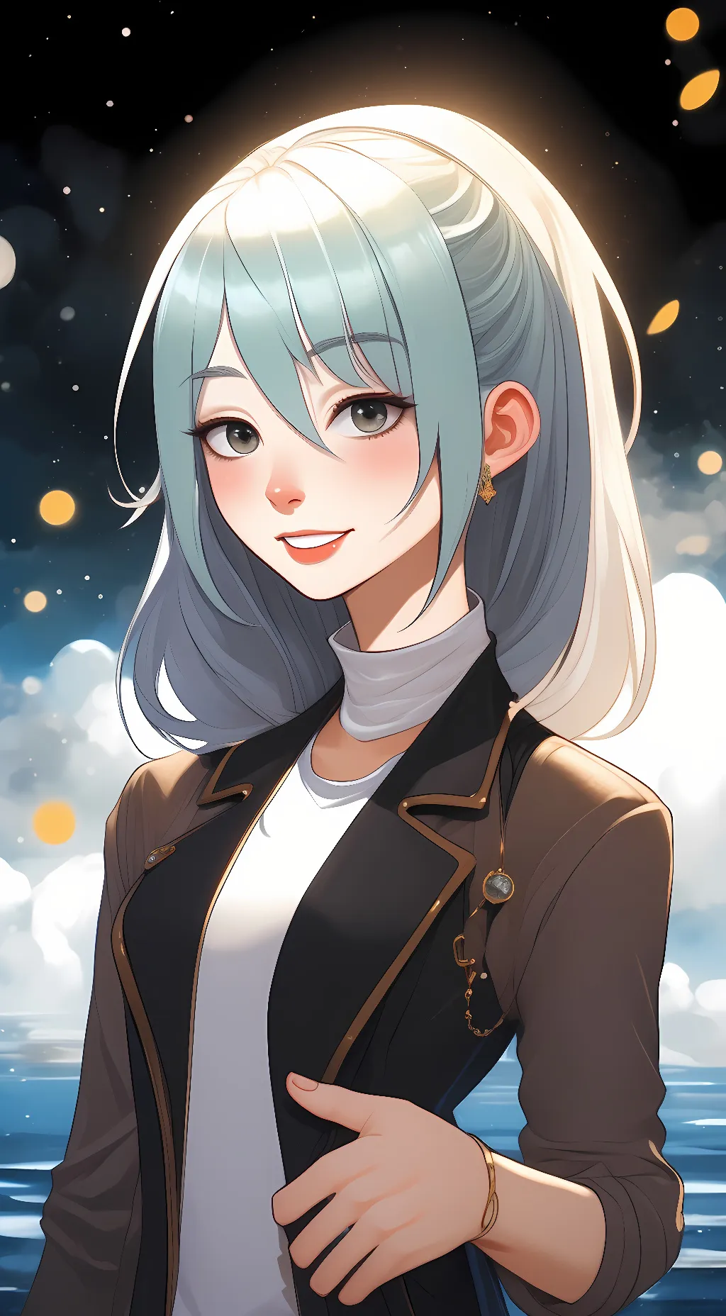 ai character: Lunar background