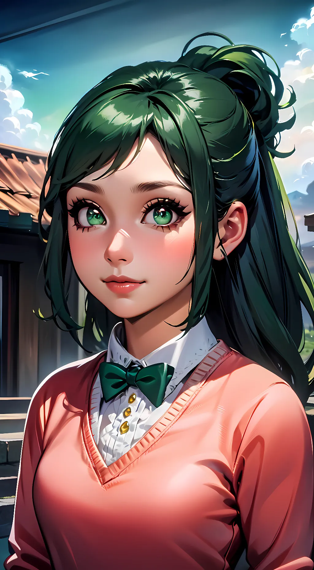 ai character: Inko Midoriya background