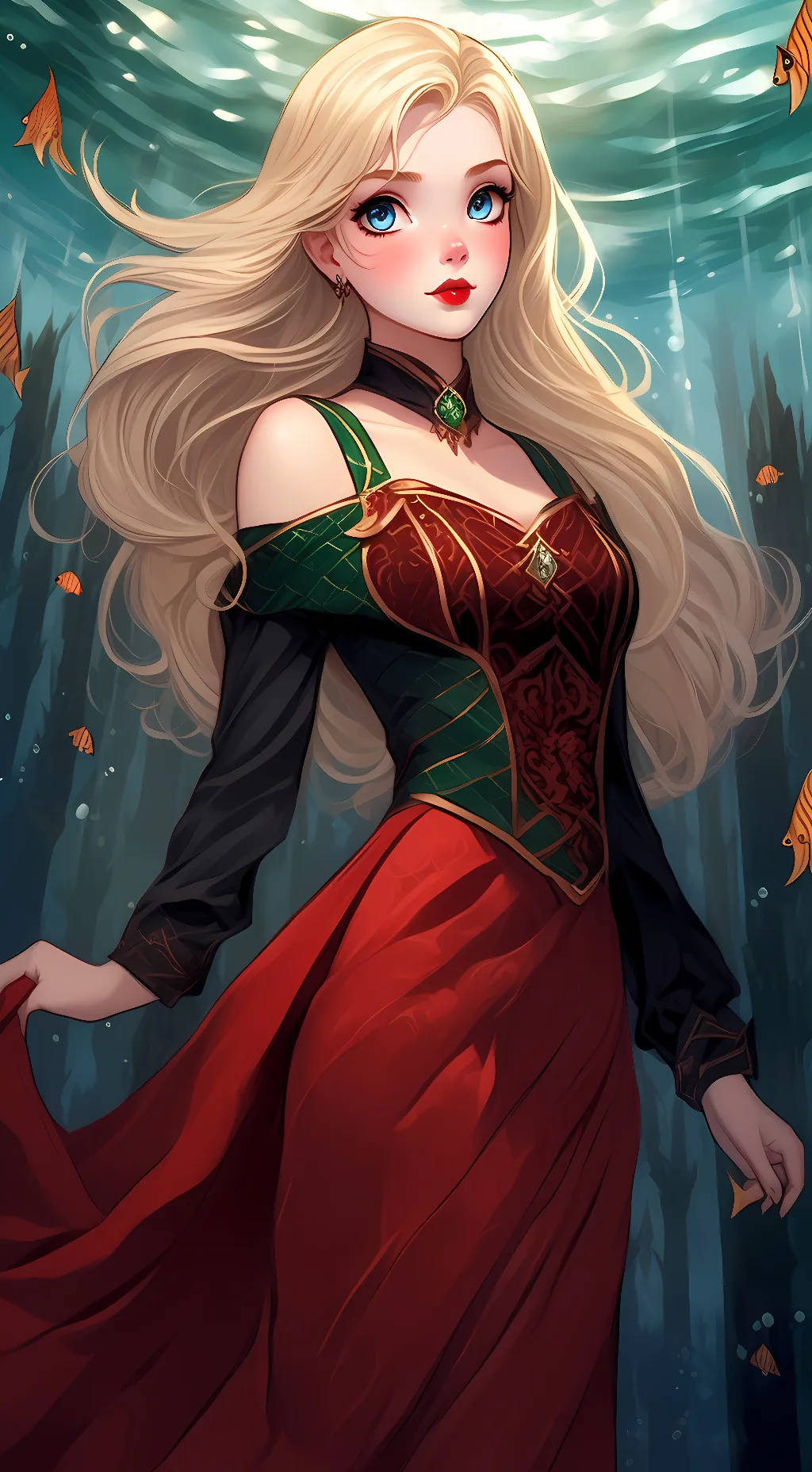 ai character: Marnie Black  background