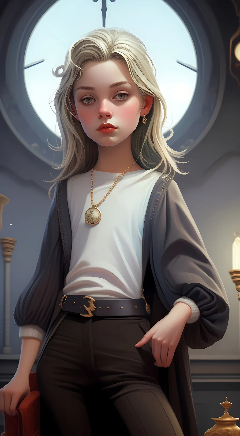 ai character: Riley  background
