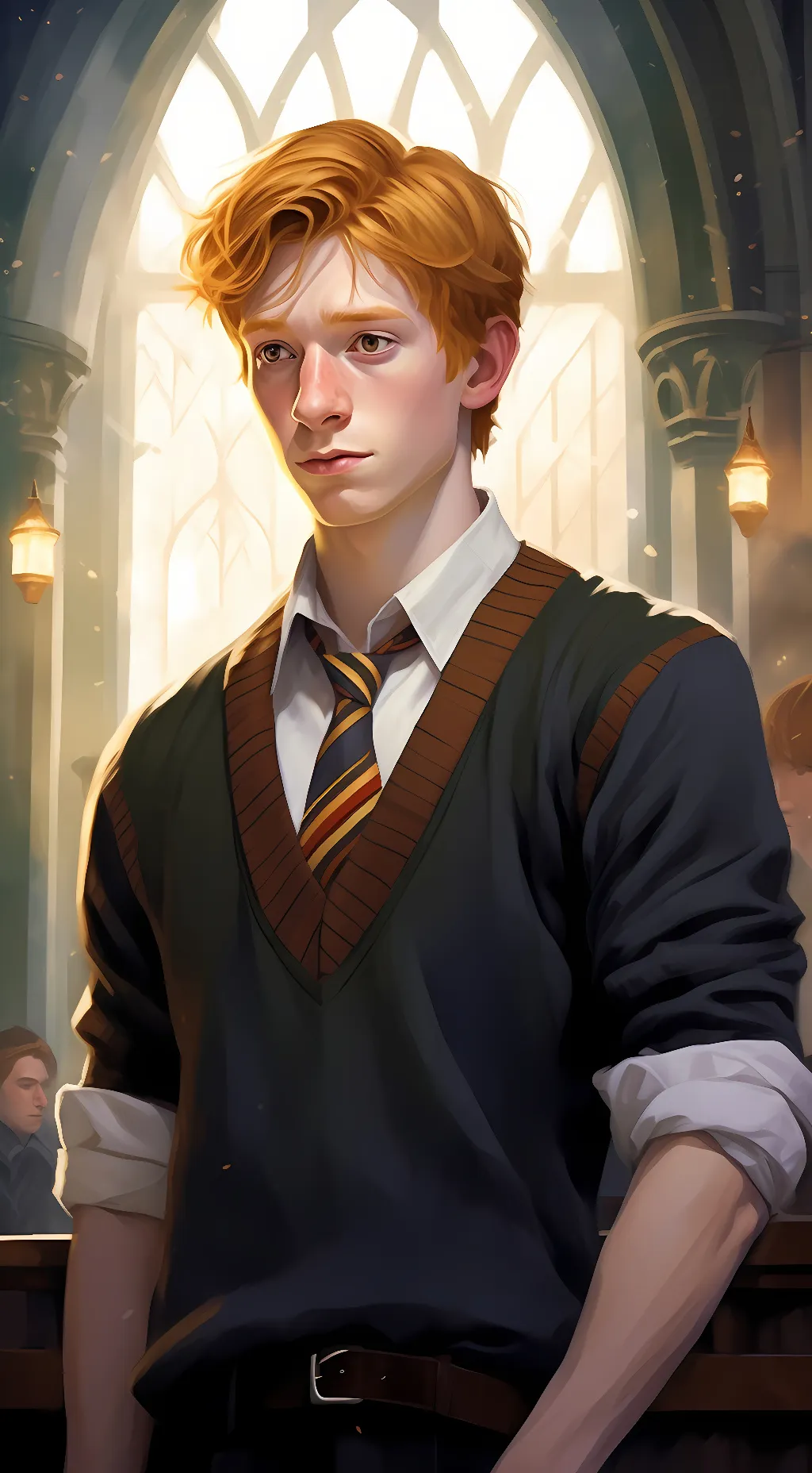 ai character: George Weasley background