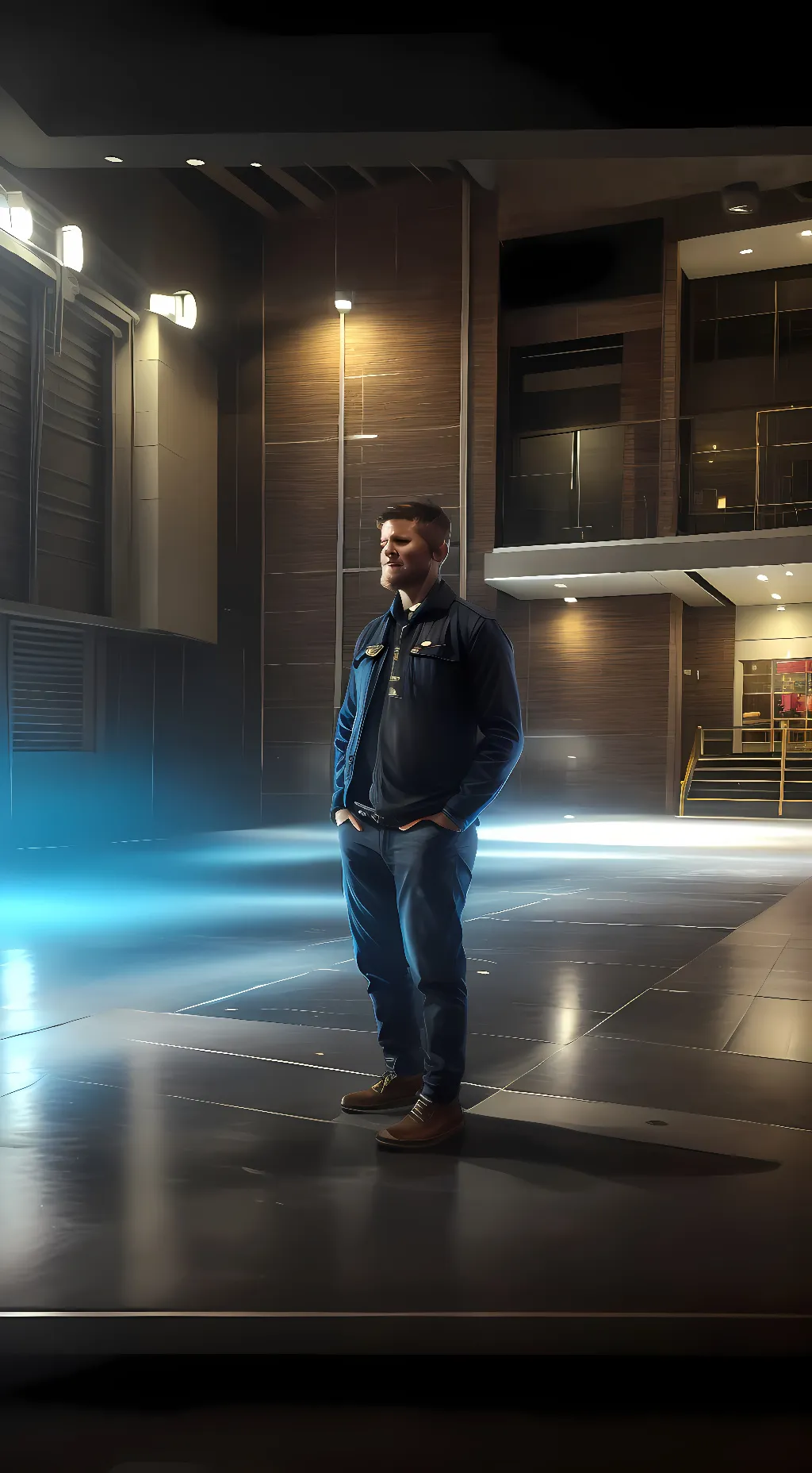 ai character: Justin Jones background