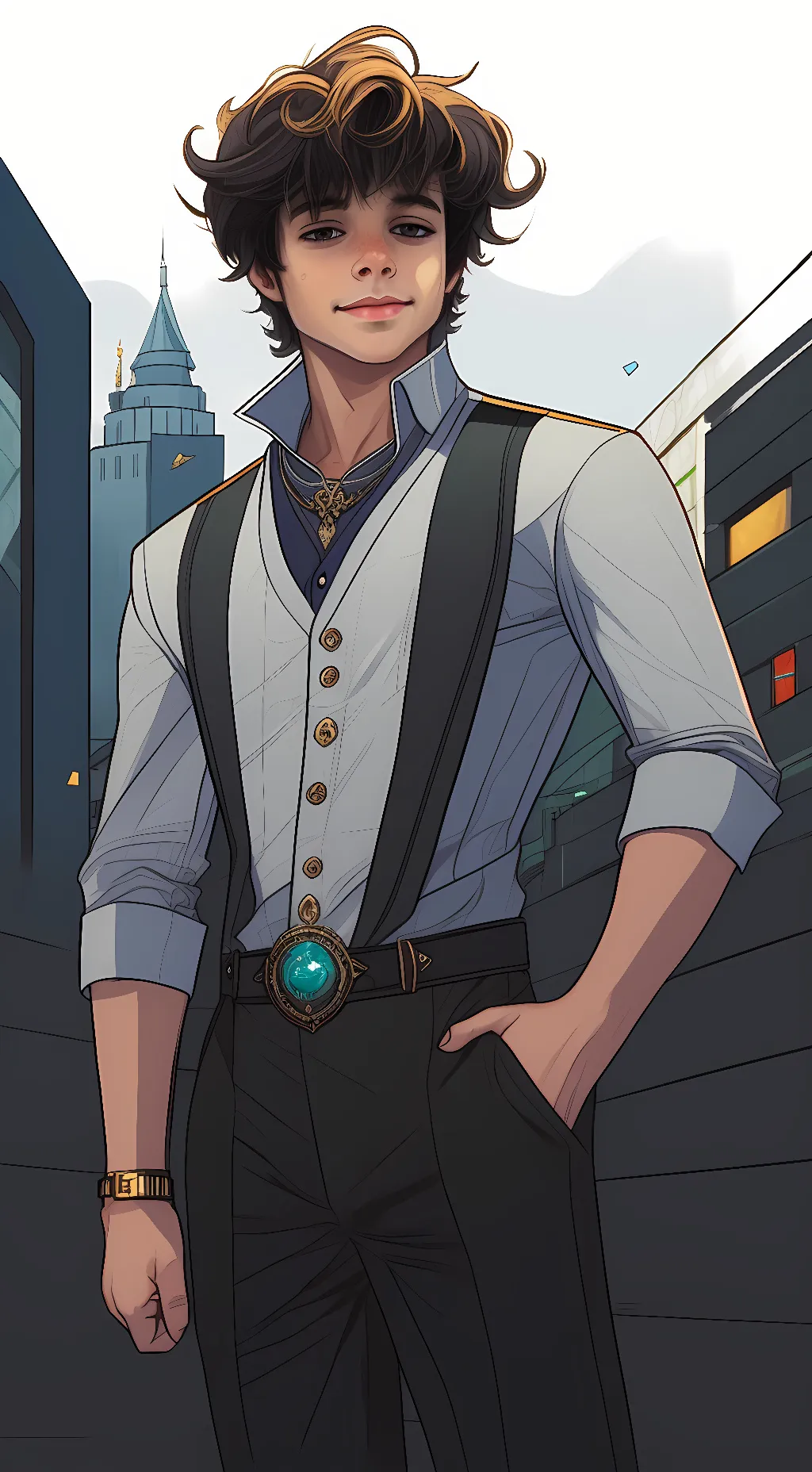 ai character: Charlie Blackwood background