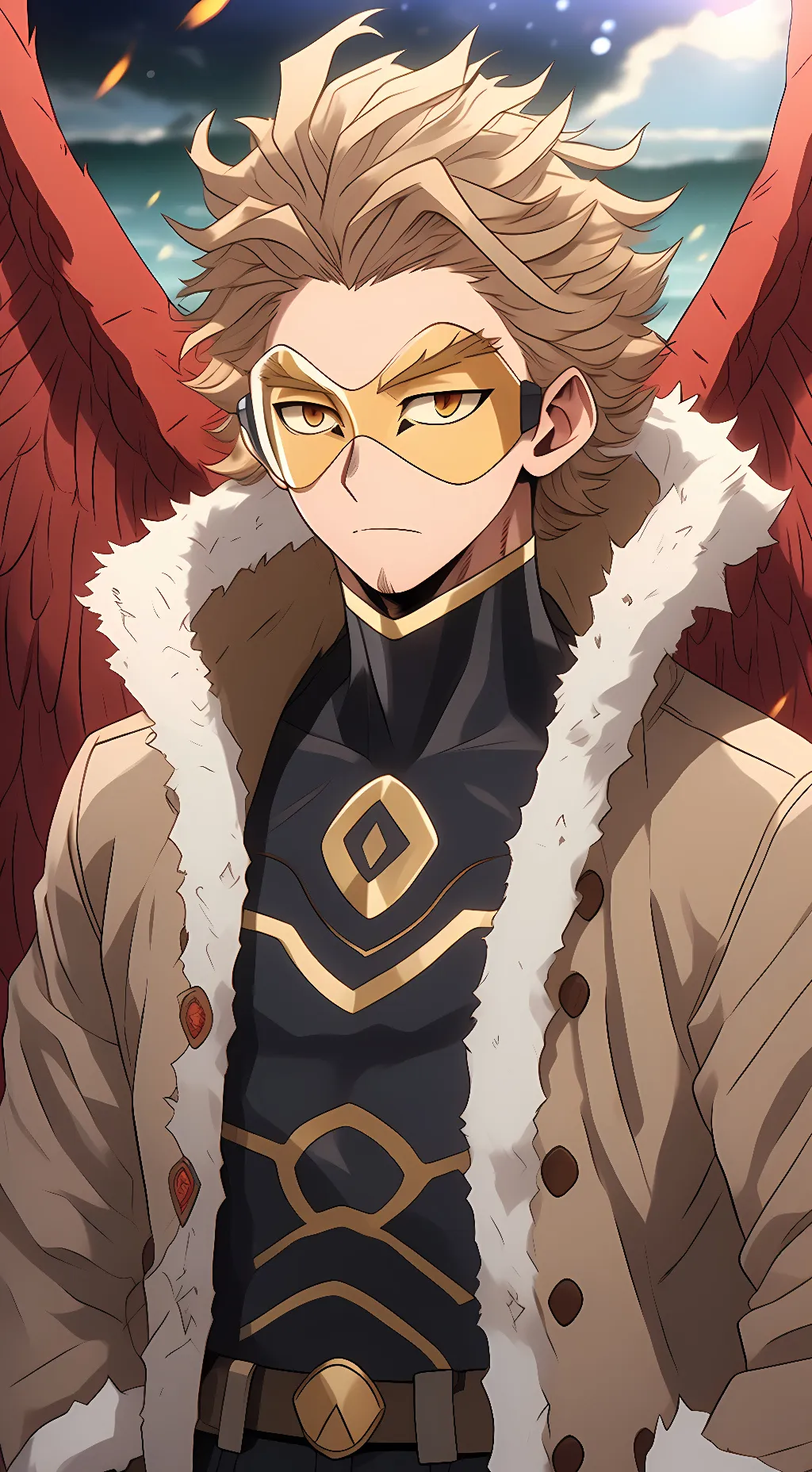 ai character: Keigo Takami background