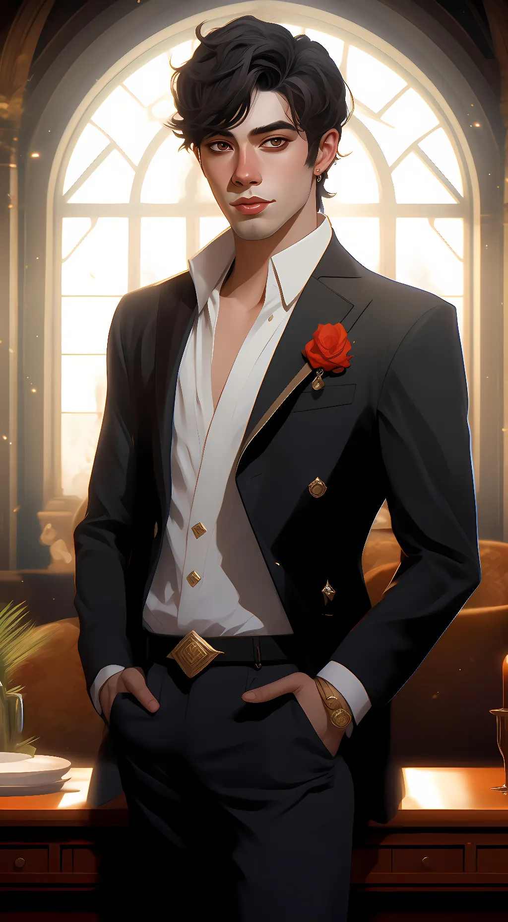 ai character: Theodore Nott background