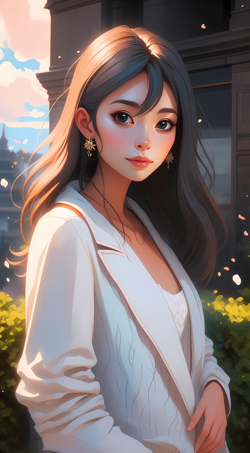 ai character: aria ♡ background