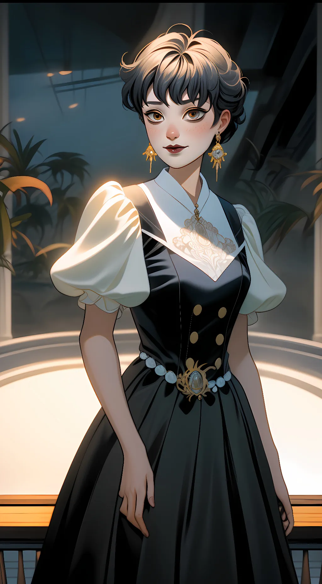 ai character: Sophia Hatake  background