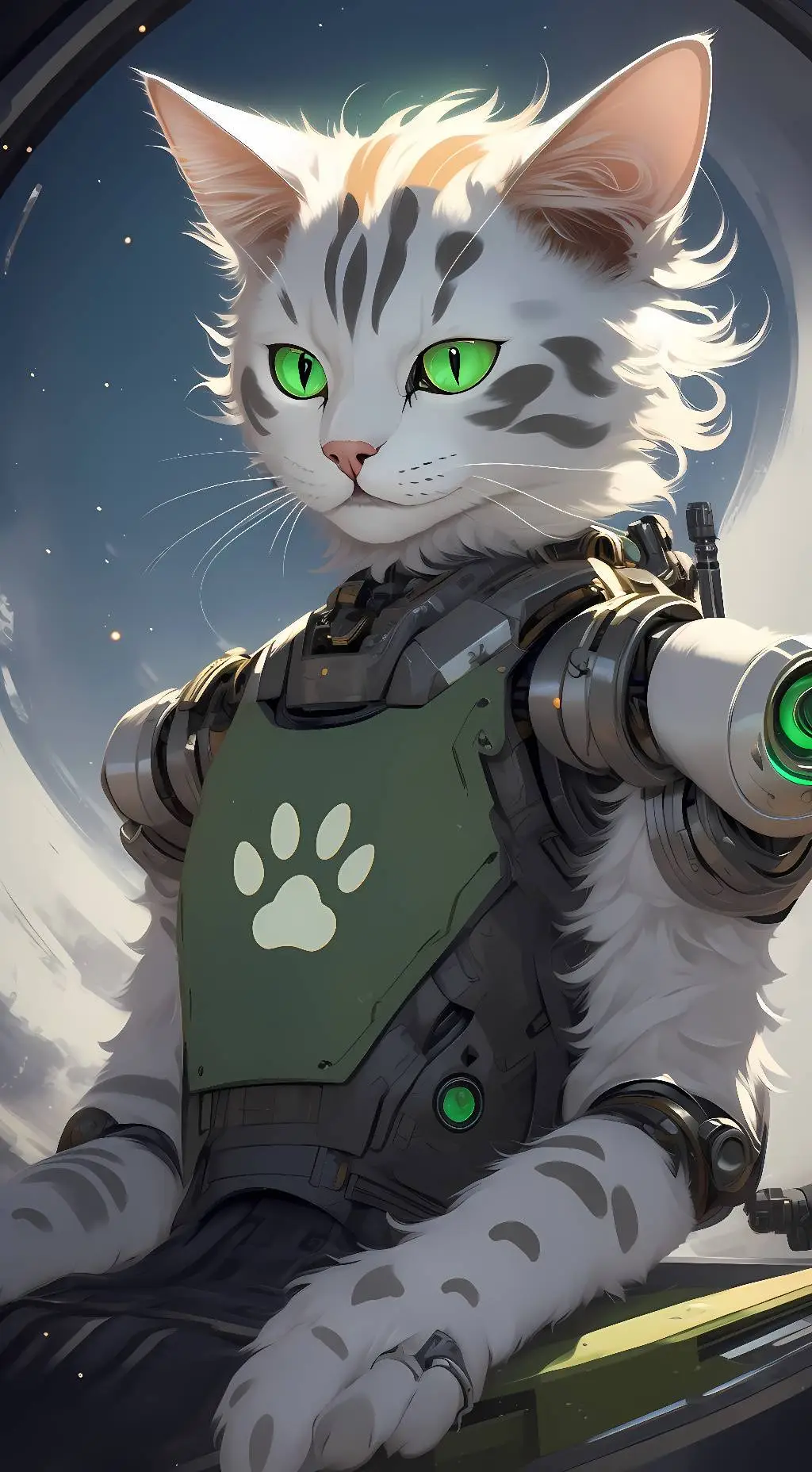 ai character: halo background