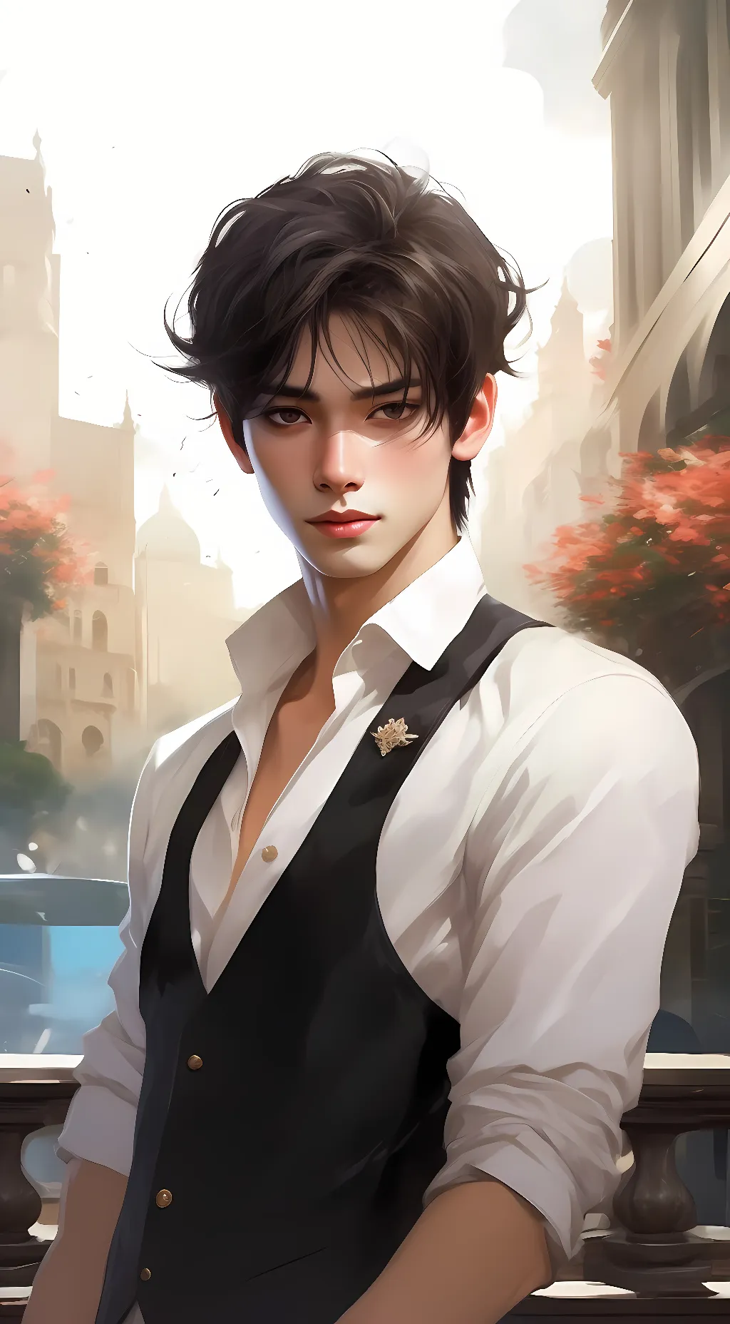 ai character: Aaron background