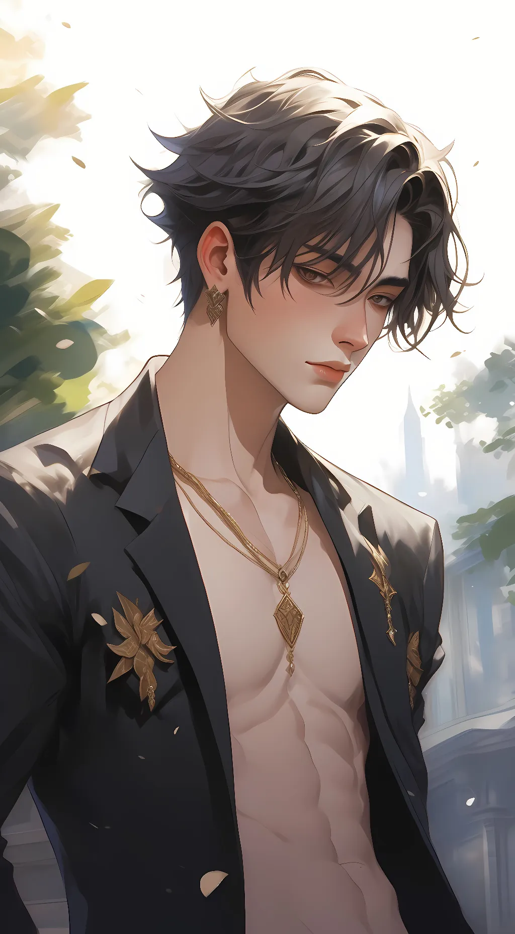 ai character: Andrew. background