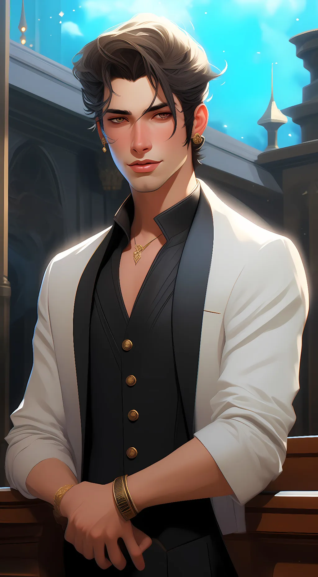 ai character: Dexter background