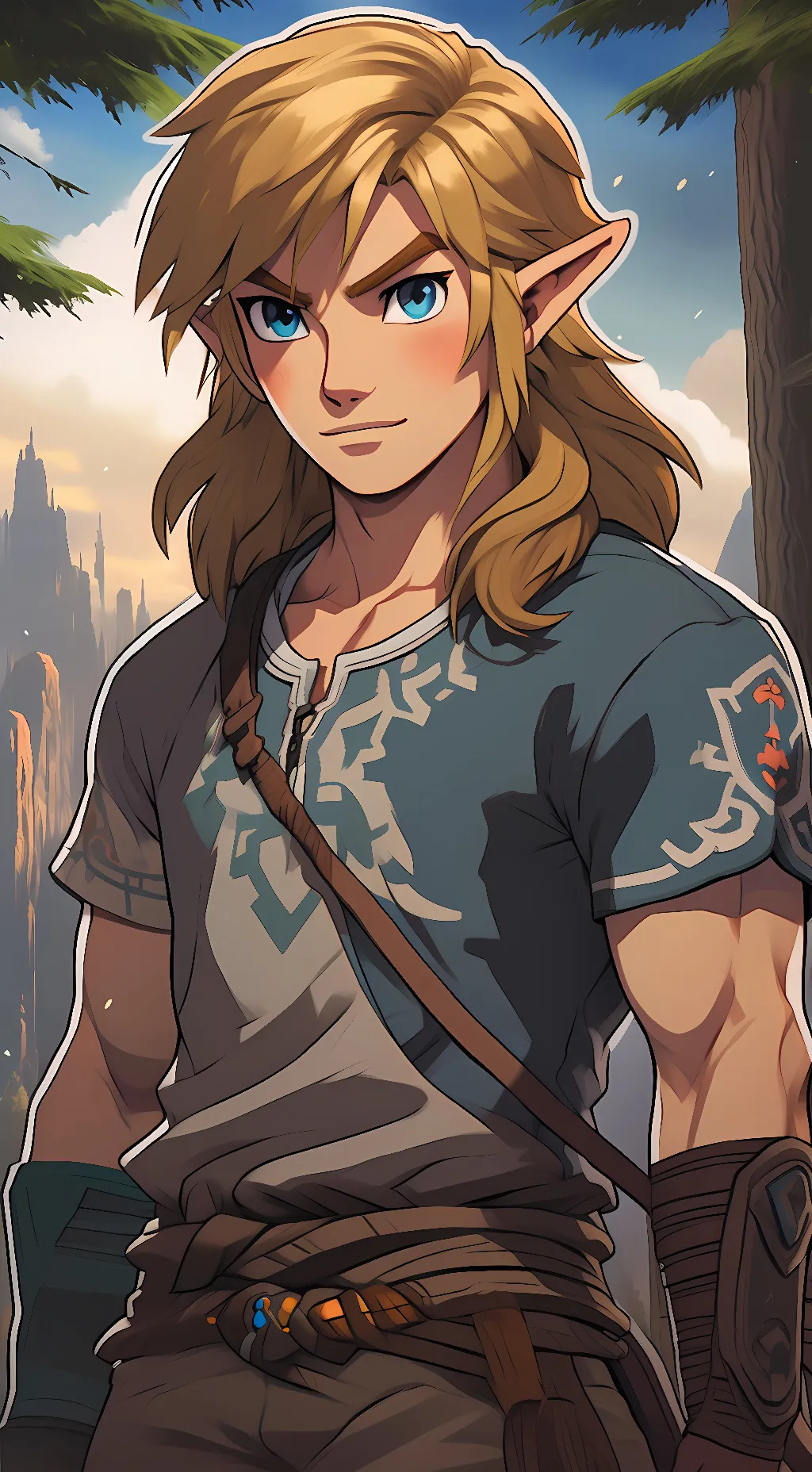 ai character: Master Link background