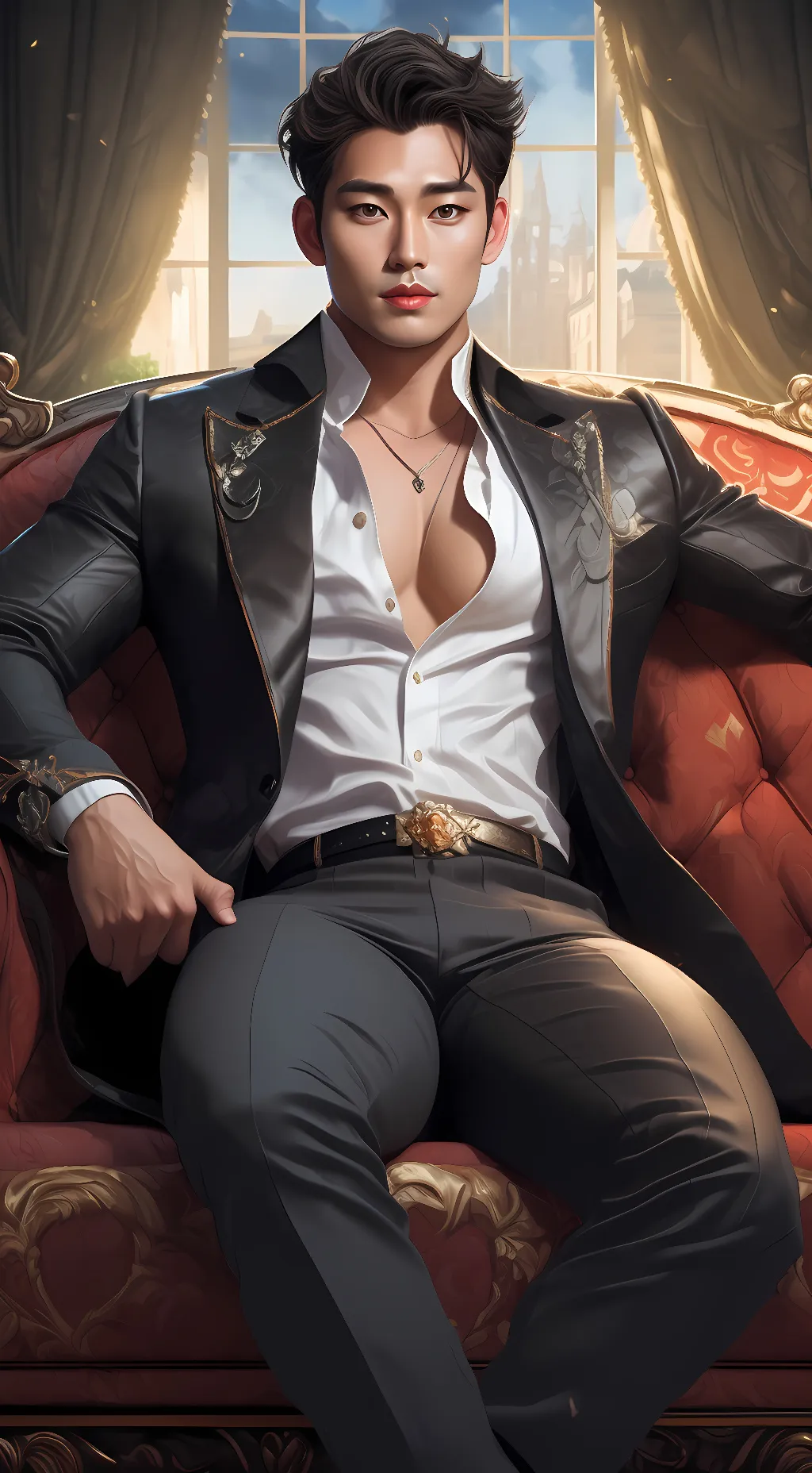 ai character: Oliver  background