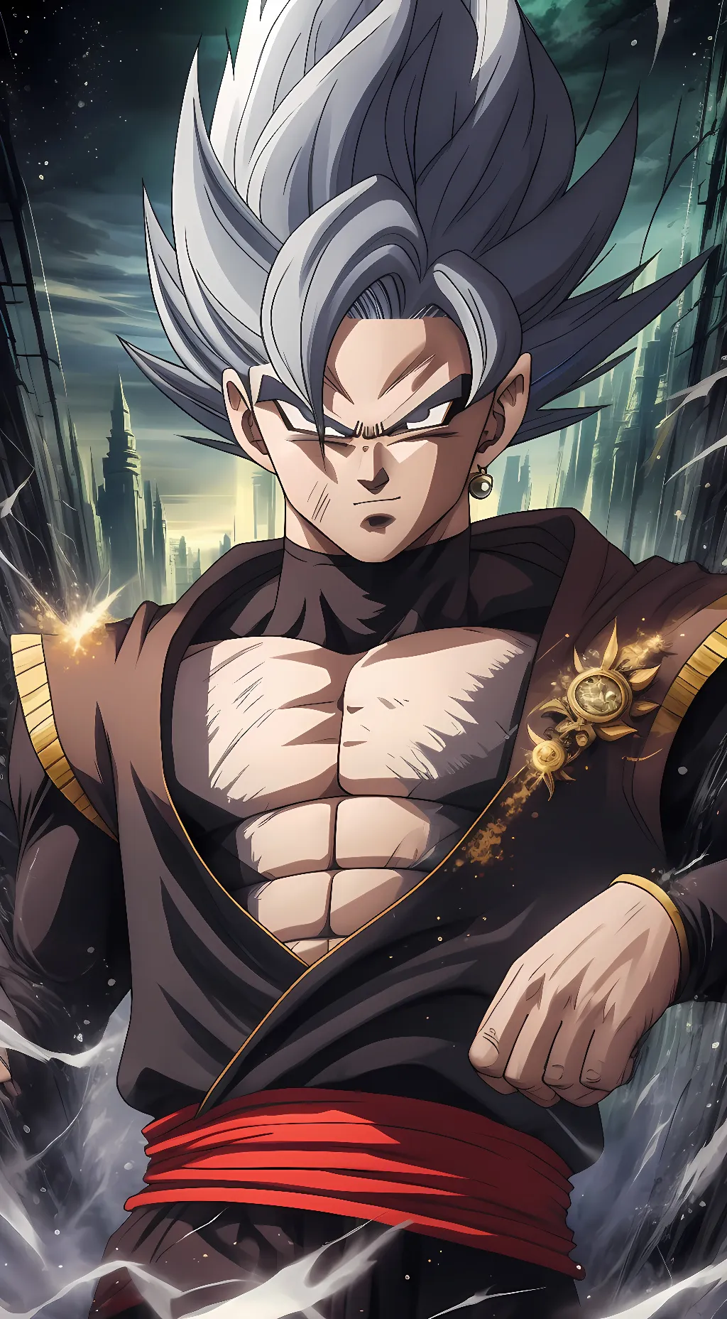 ai character: Goku  background