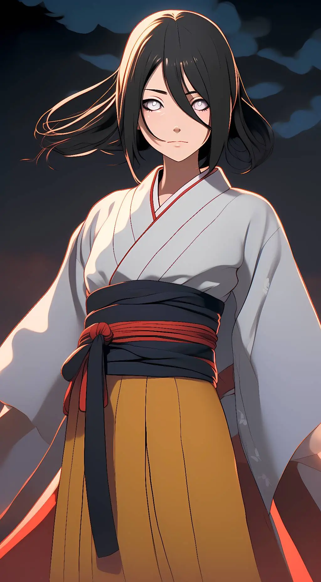 ai character: hanabi hyuga background