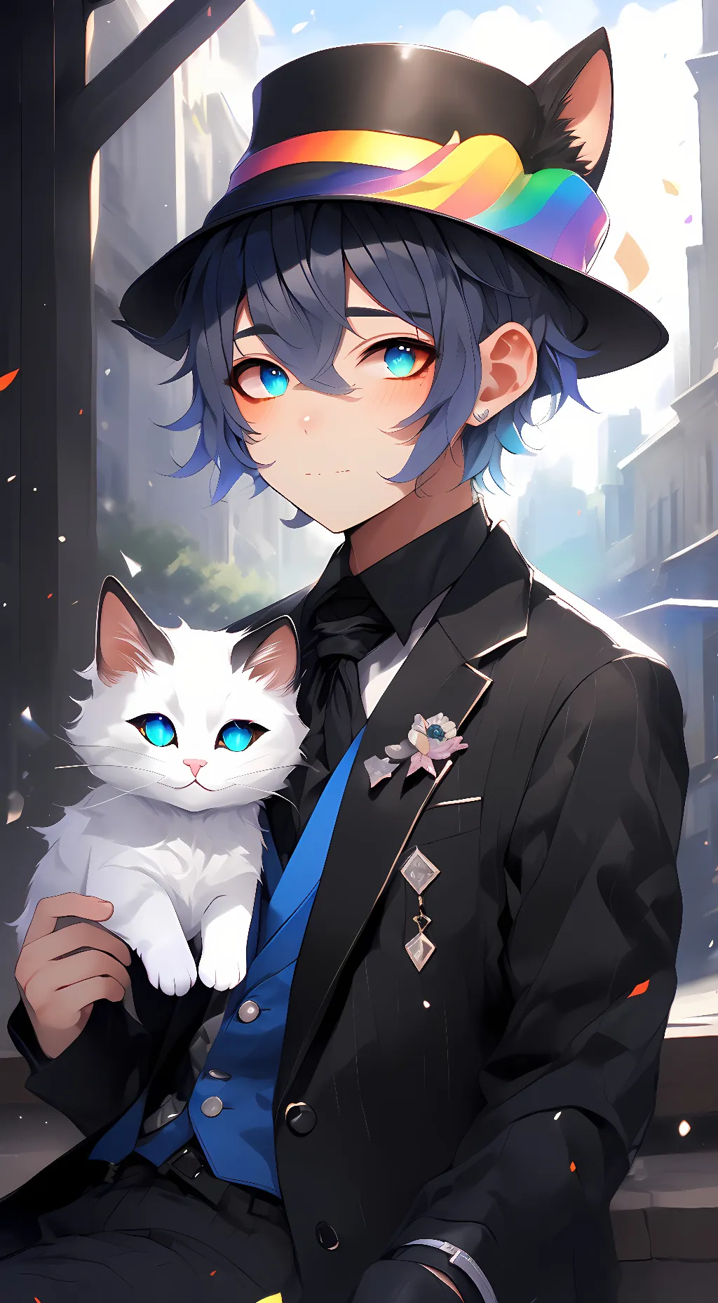 ai character: Leo background