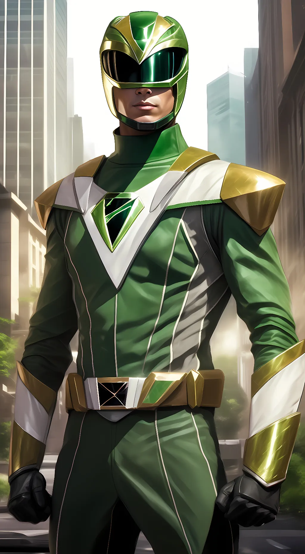 ai character: Tommy oliver  background
