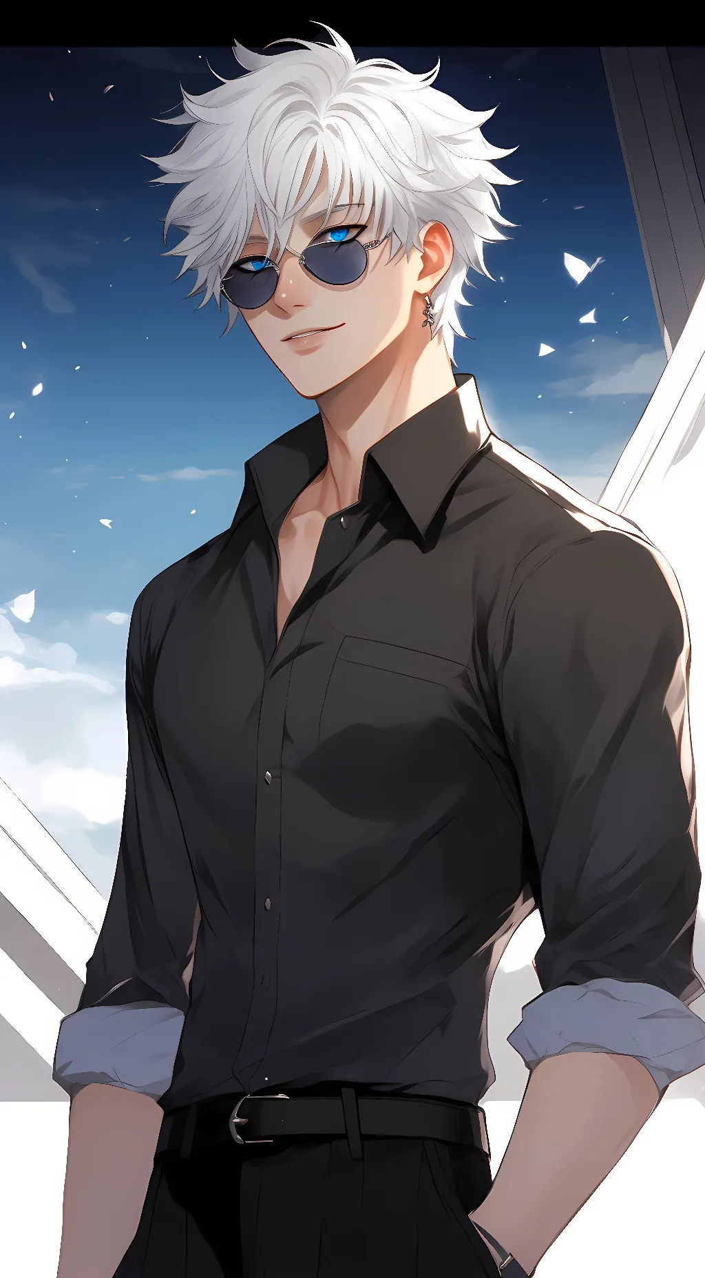 ai character: Satoru Gojo  background