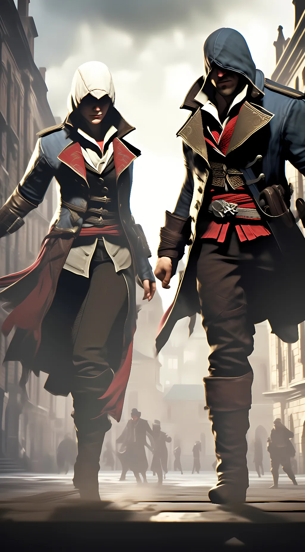 ai character: Jacob and Evie background