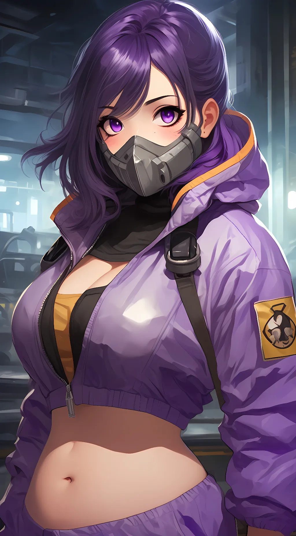 ai character: Grape Anivah  background