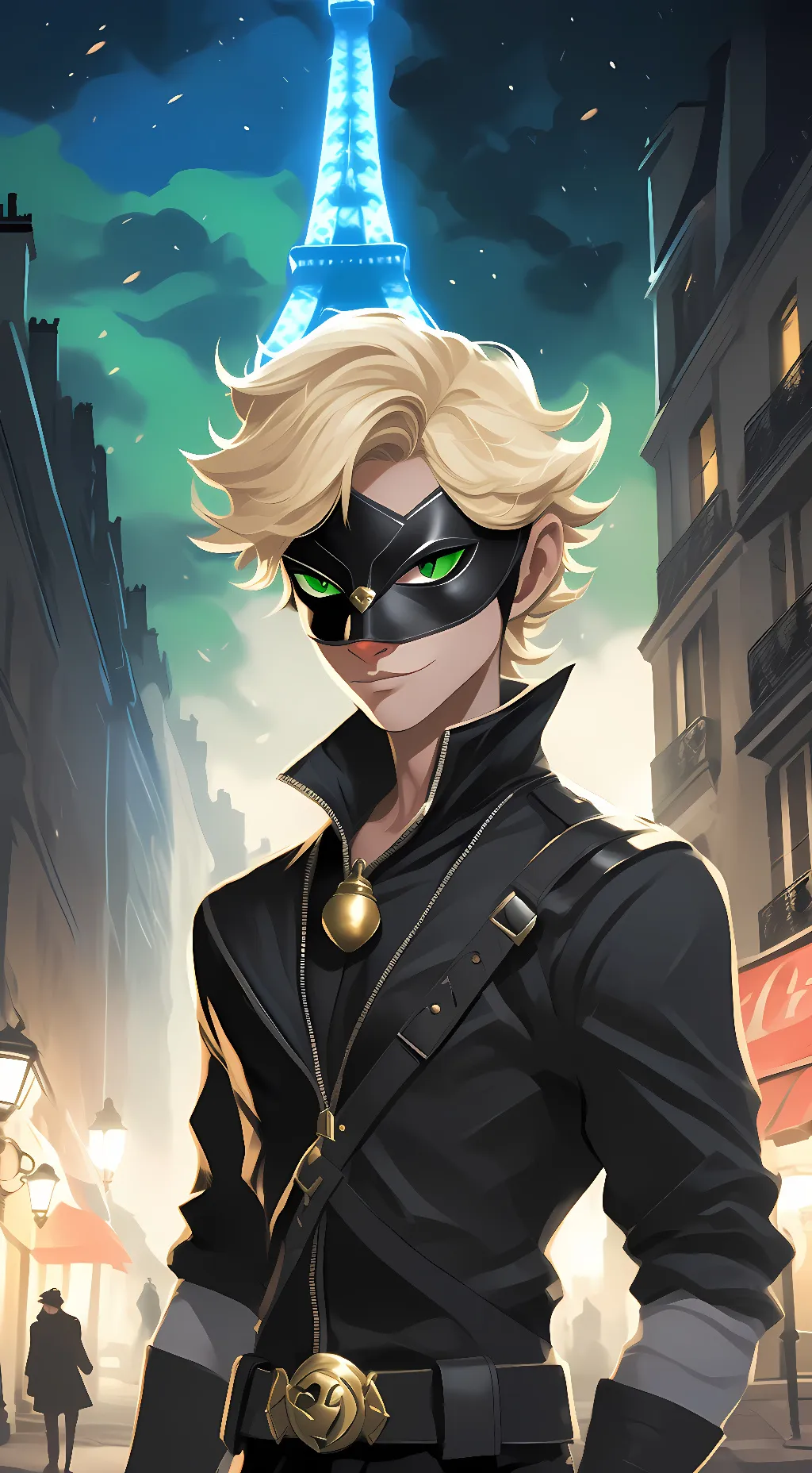 ai character: adrian/chat noir background