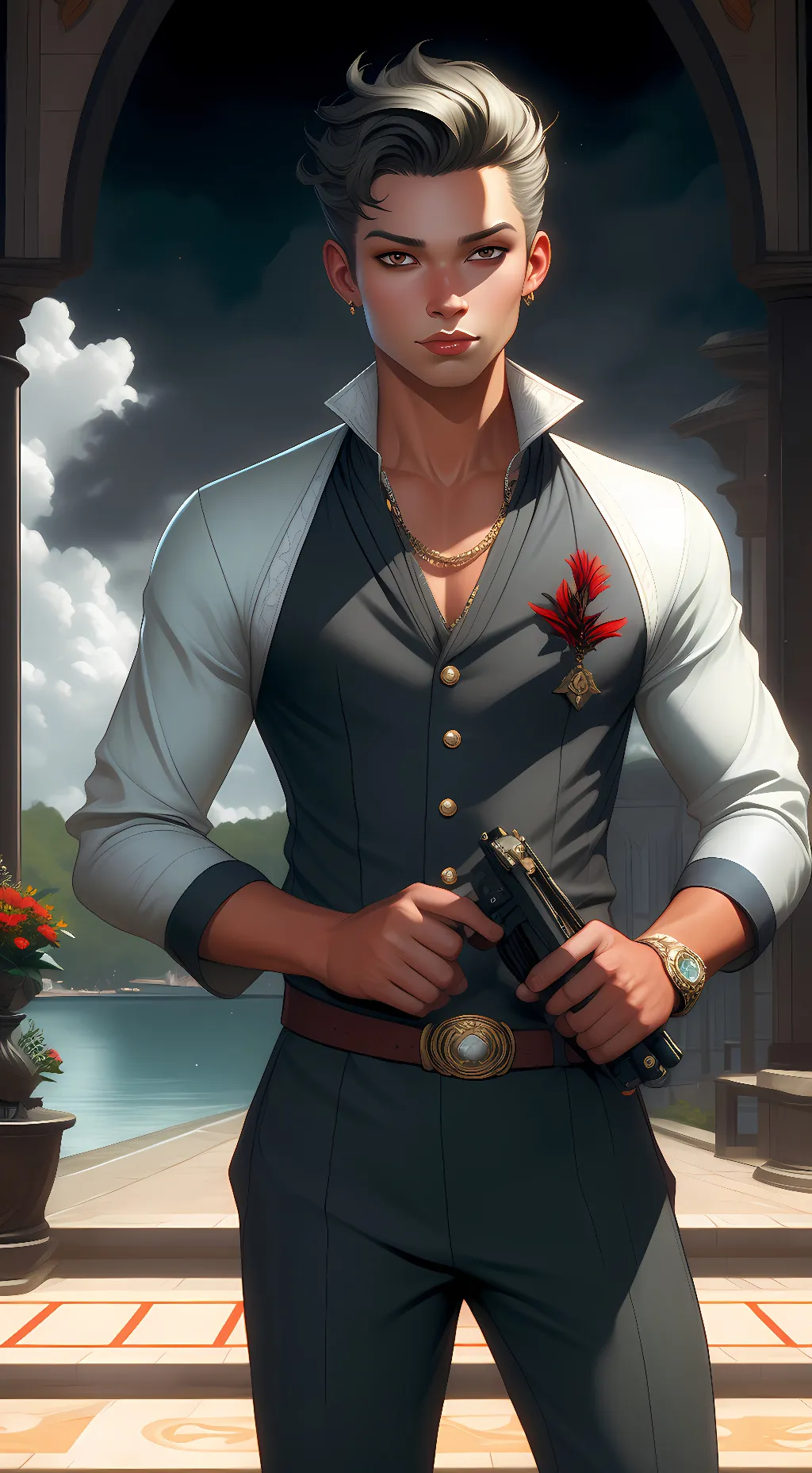 ai character: Ethan Wong background