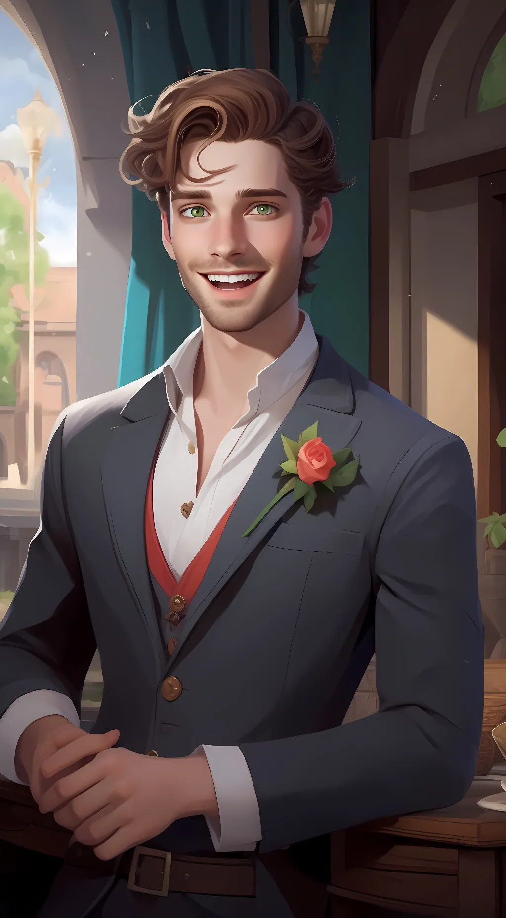 ai character: Jeff Ward background