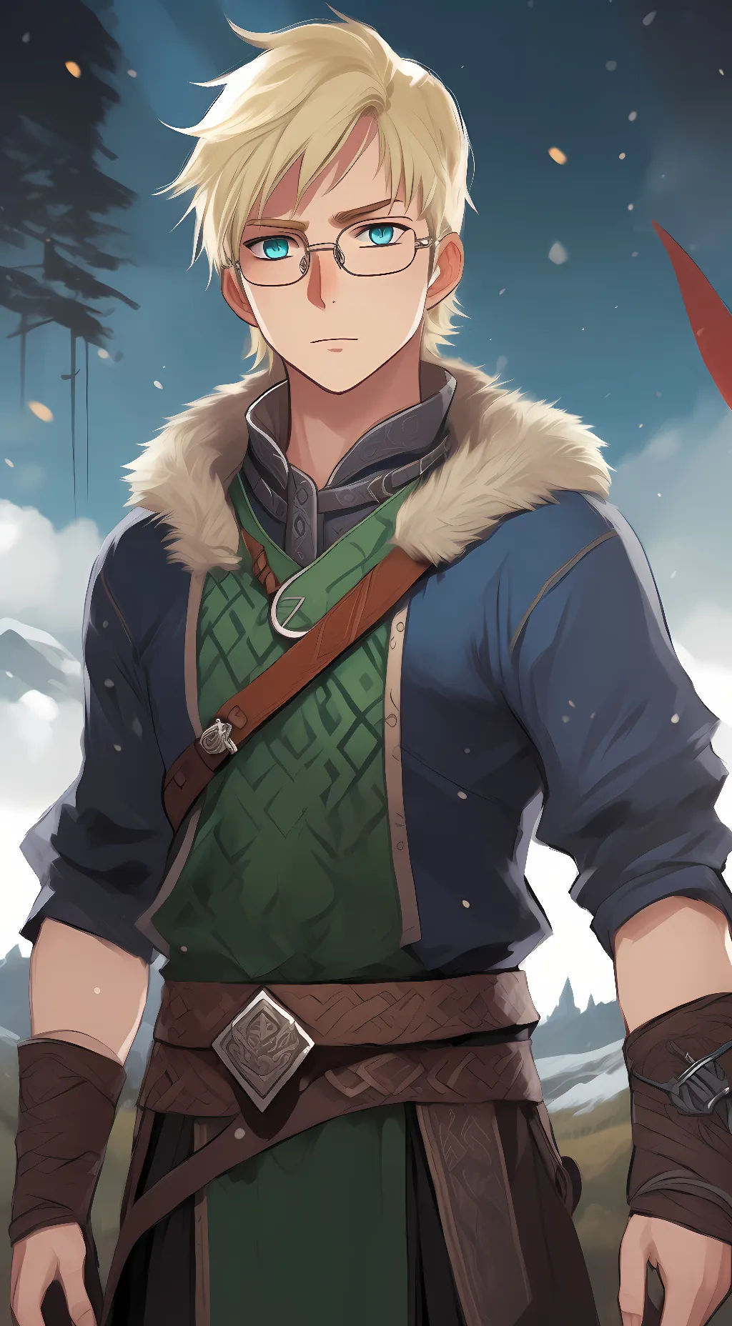 ai character: Sweden (Hetalia) background