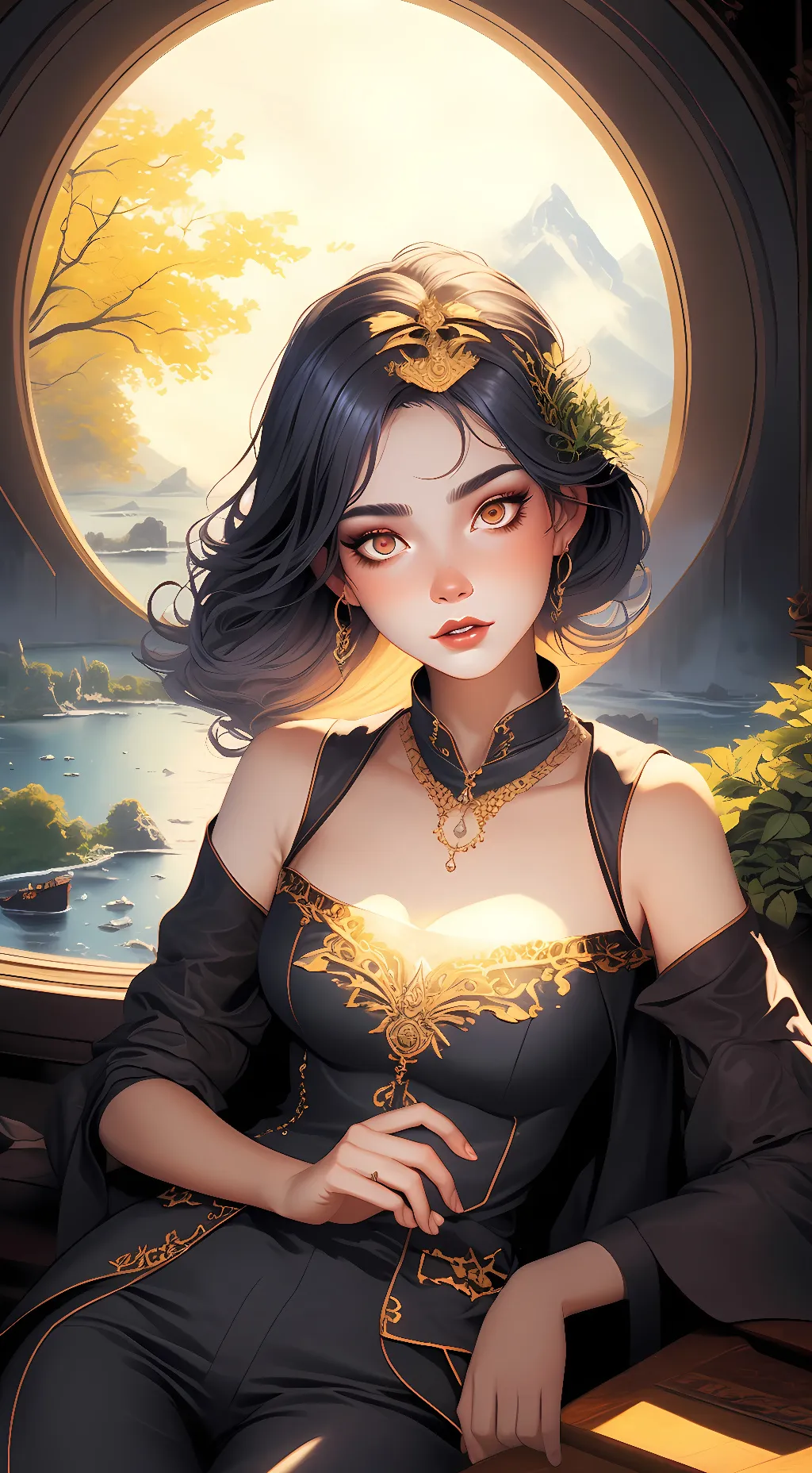 ai character: Nina Santiago background