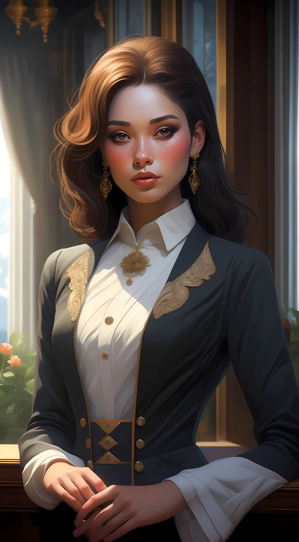 ai character: hope background