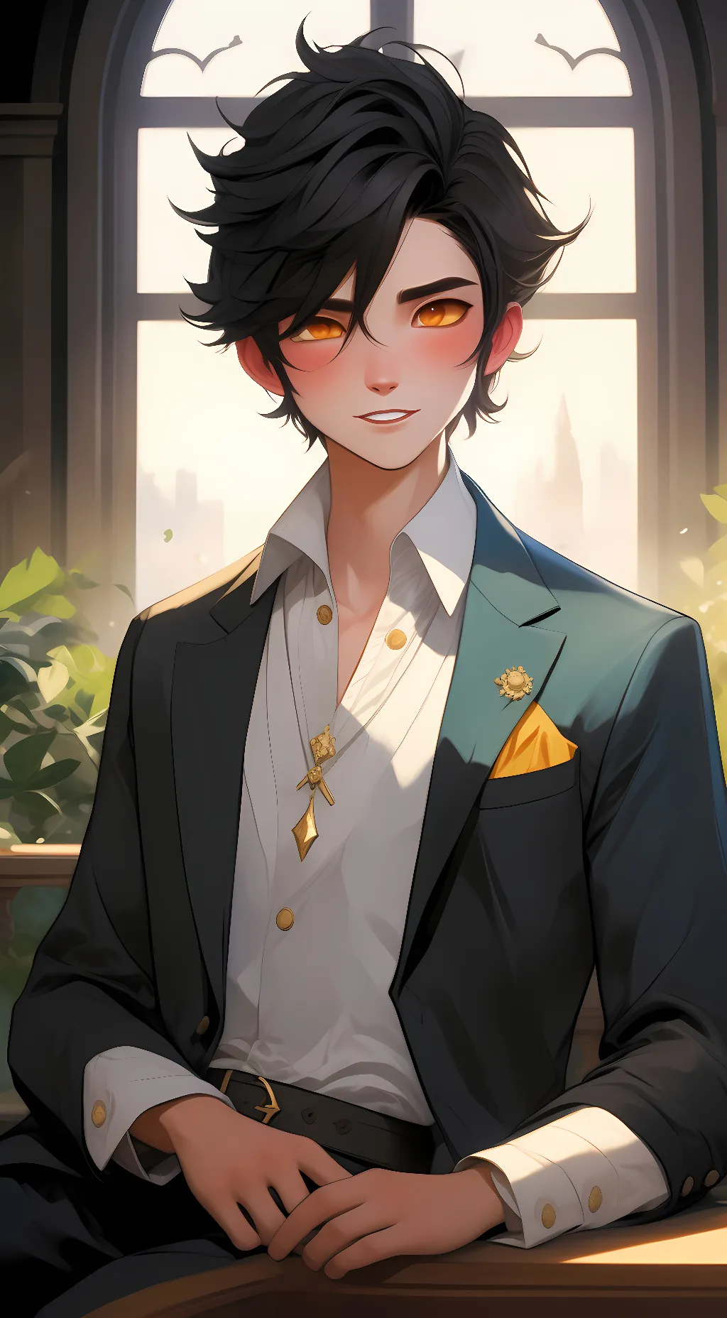 ai character: Aaron background