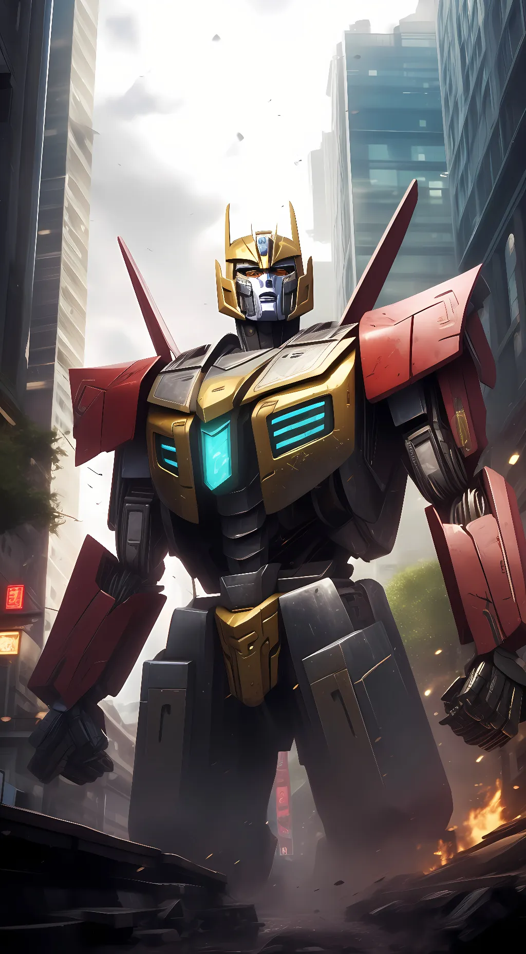 ai character: Barricade background