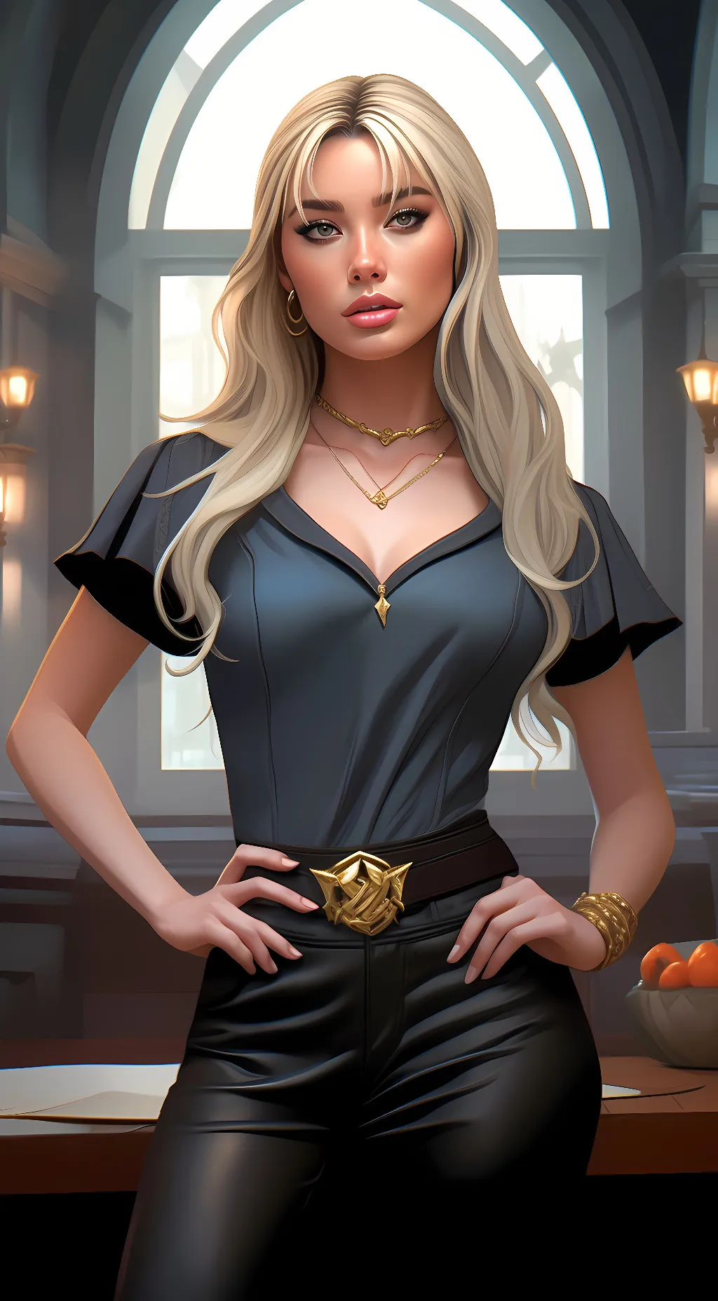 ai character: tiffany straton  background