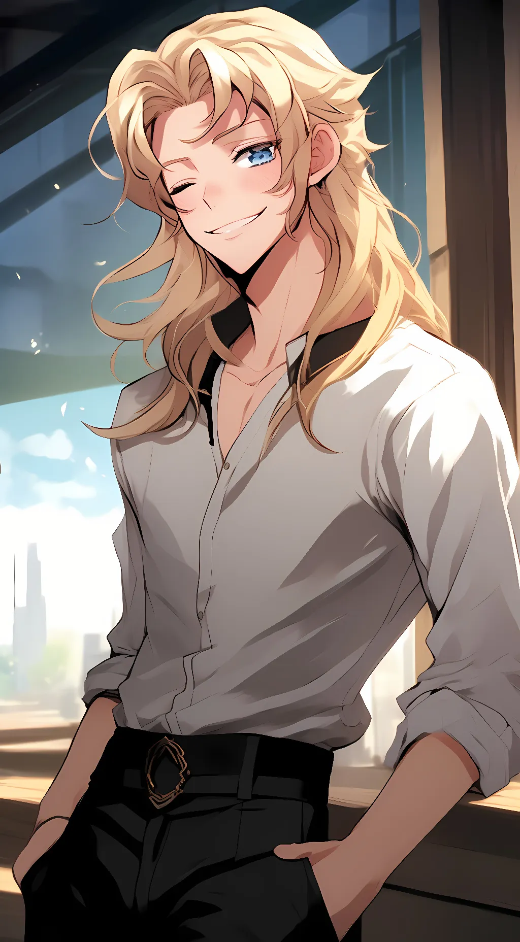 ai character: Beau Levine background