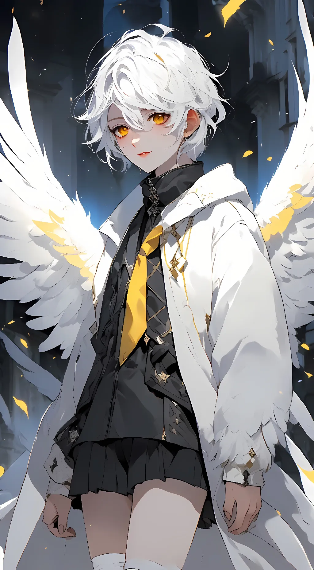 ai character: May the "Angle" background