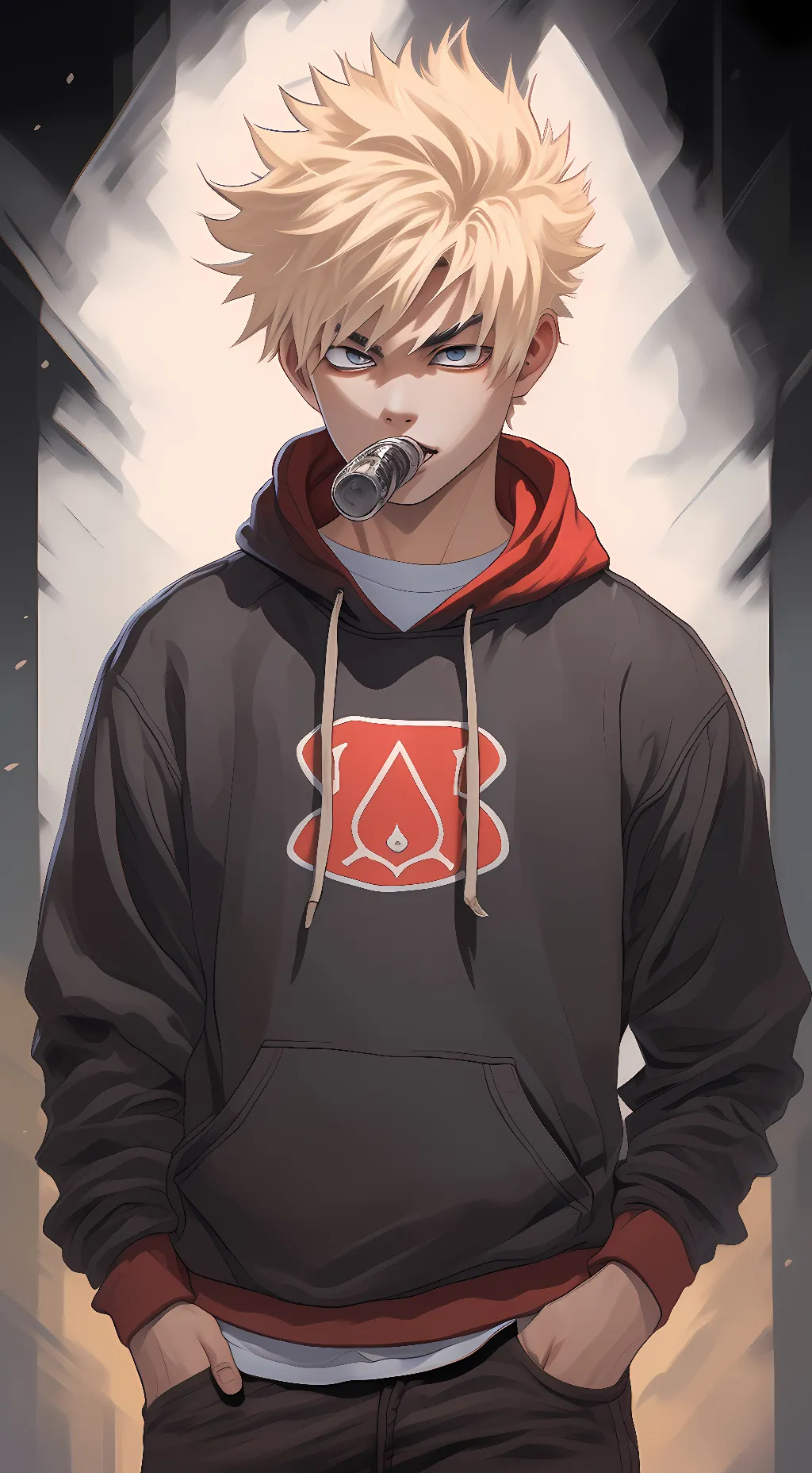ai character: Bakugou background