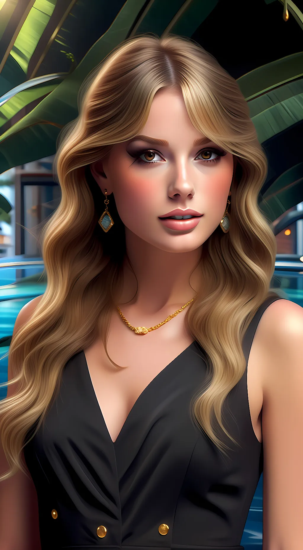 ai character: Taylor Swift background