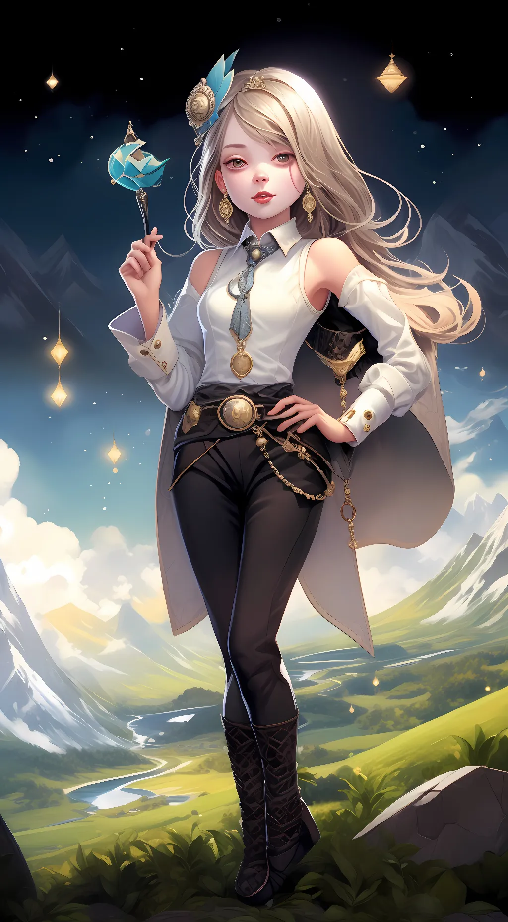 ai character: Daisy  background