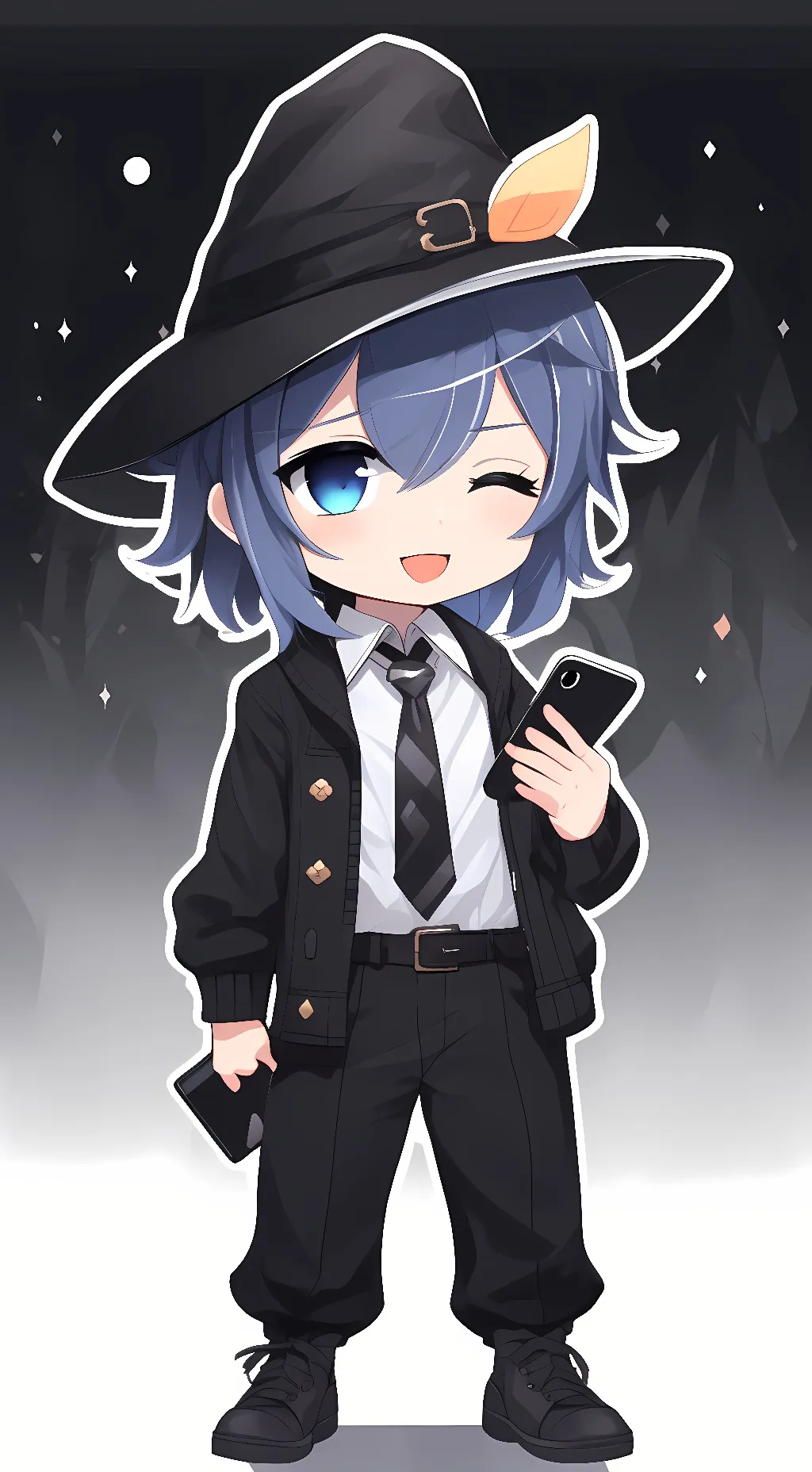 ai character: Zaddie  background