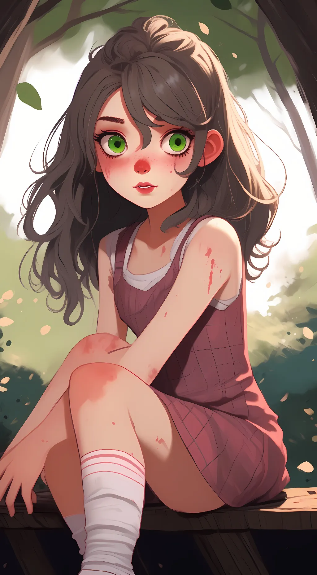 ai character: Sally(Creepypasta) background