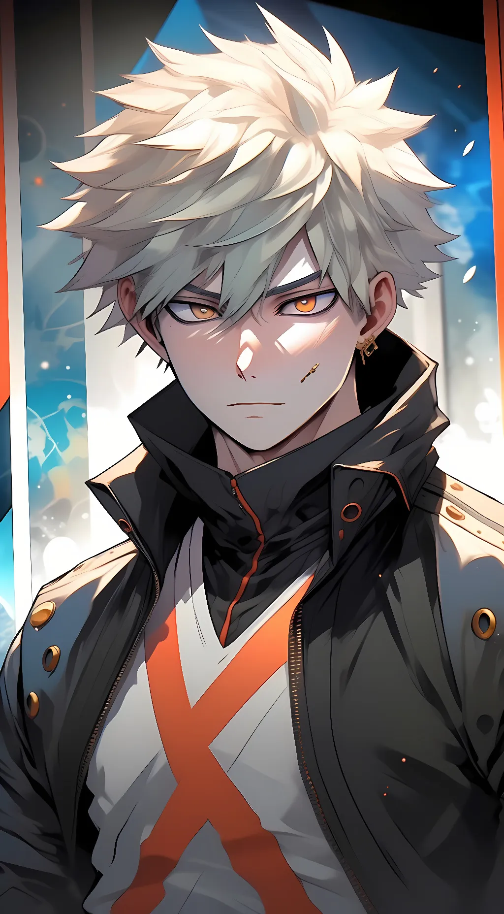 ai character: Katsu~ background