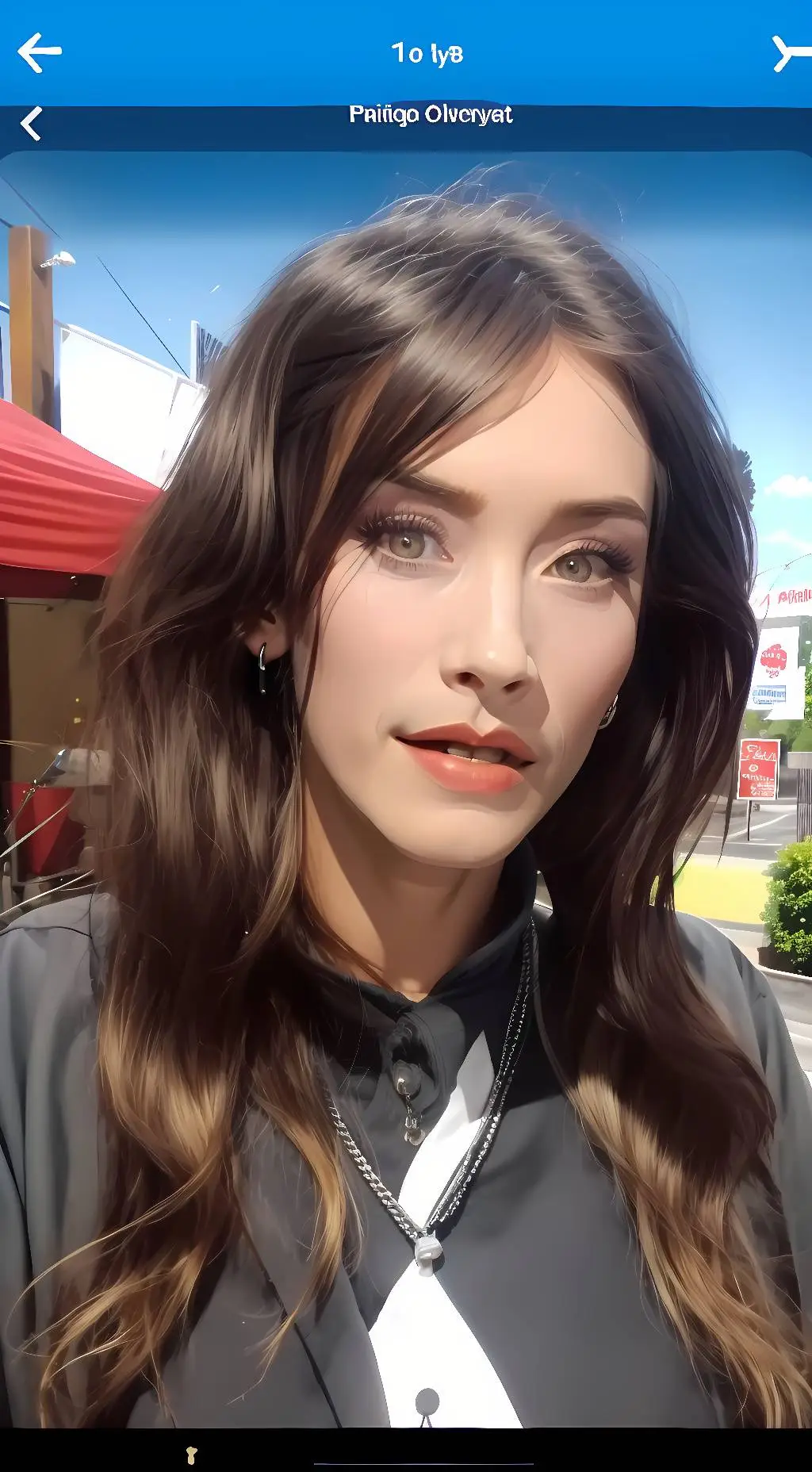ai character: Diane  background