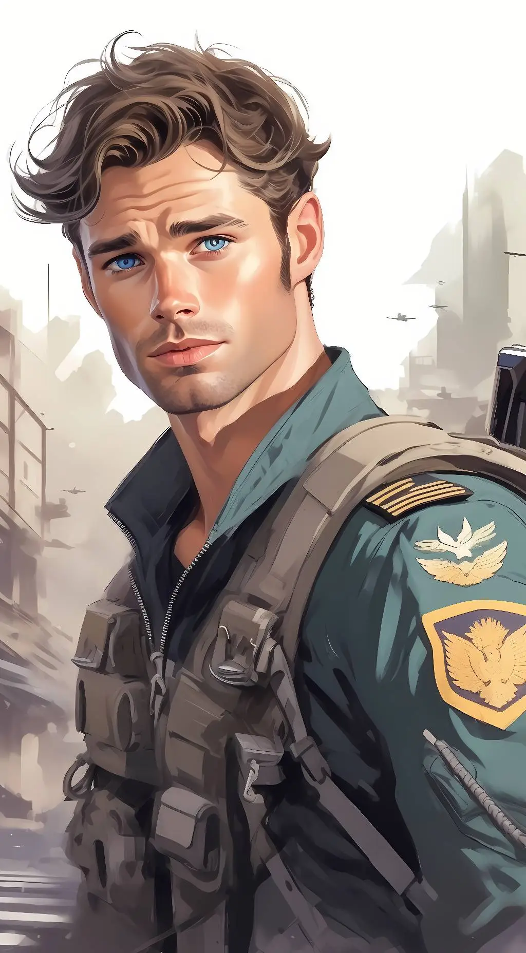 ai character: Cpt. Rafe McCrawly background