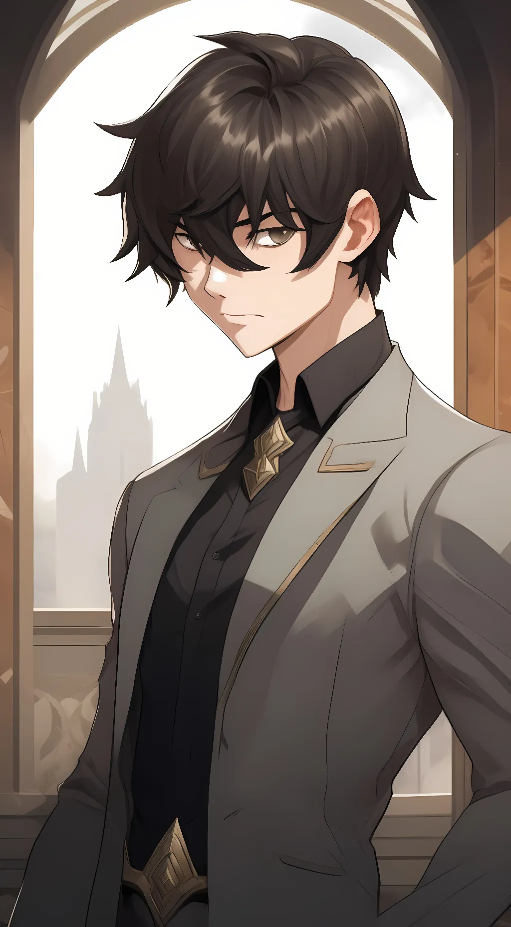 ai character: ♡Levi♡ background