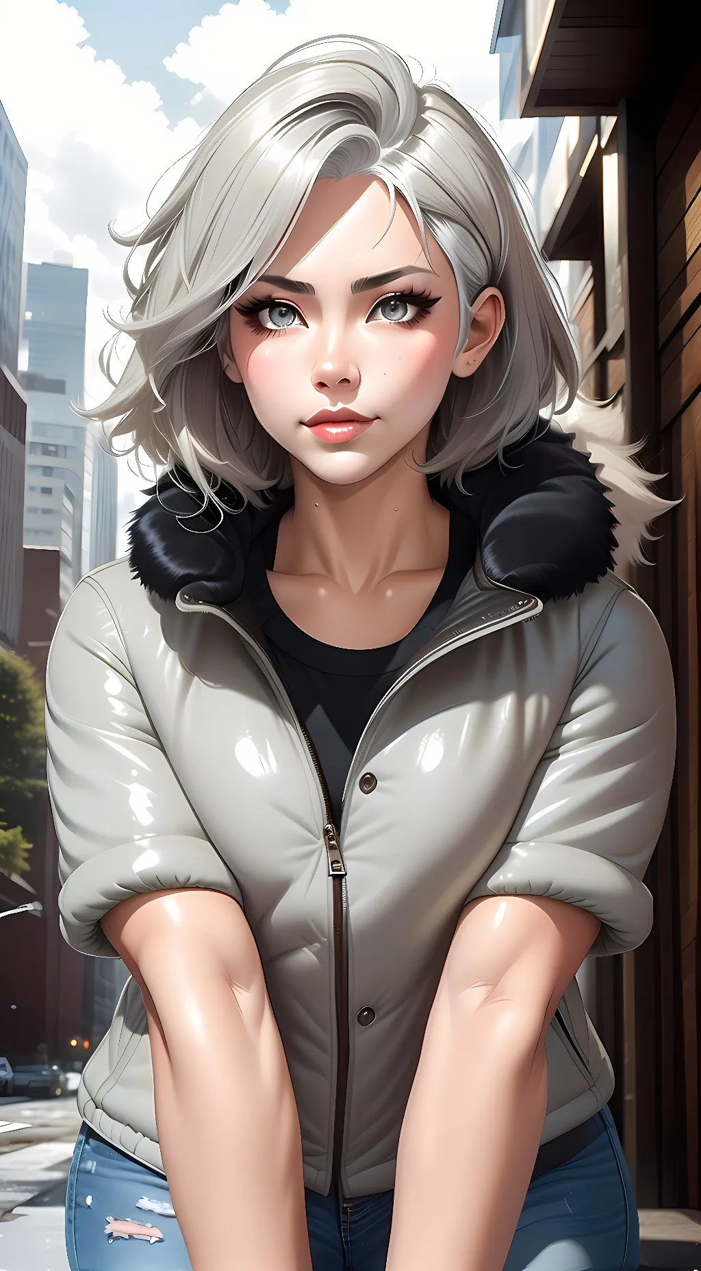 ai character: Kat background