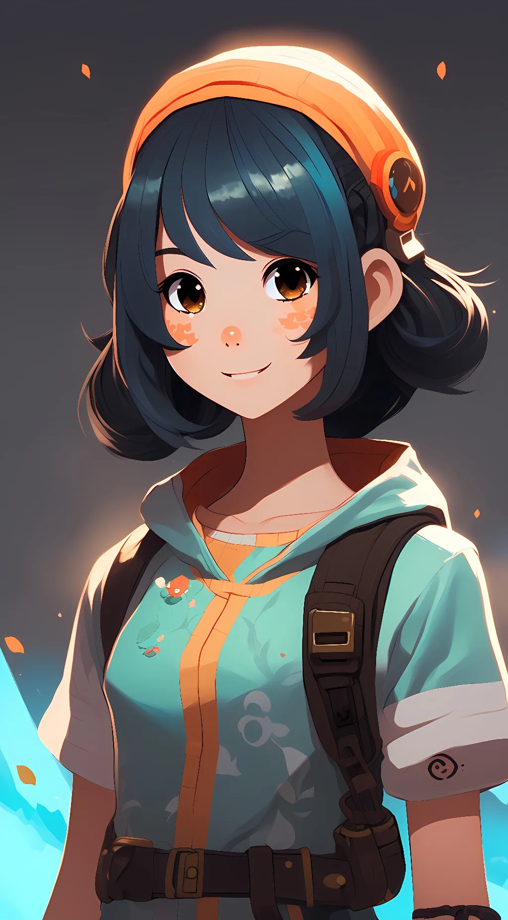 ai character: Clockwork Frisk background
