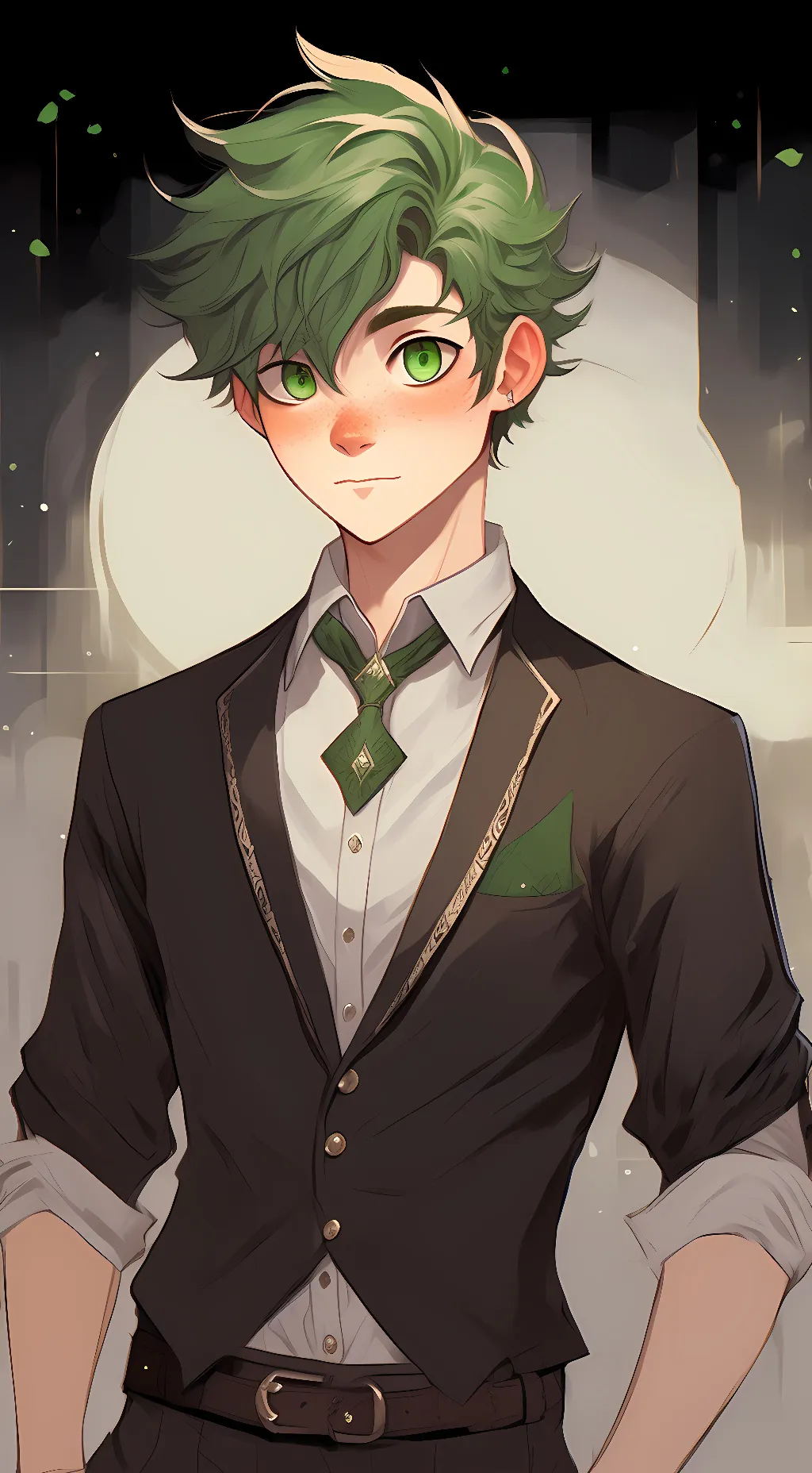 ai character: Midoriya Izuku  background