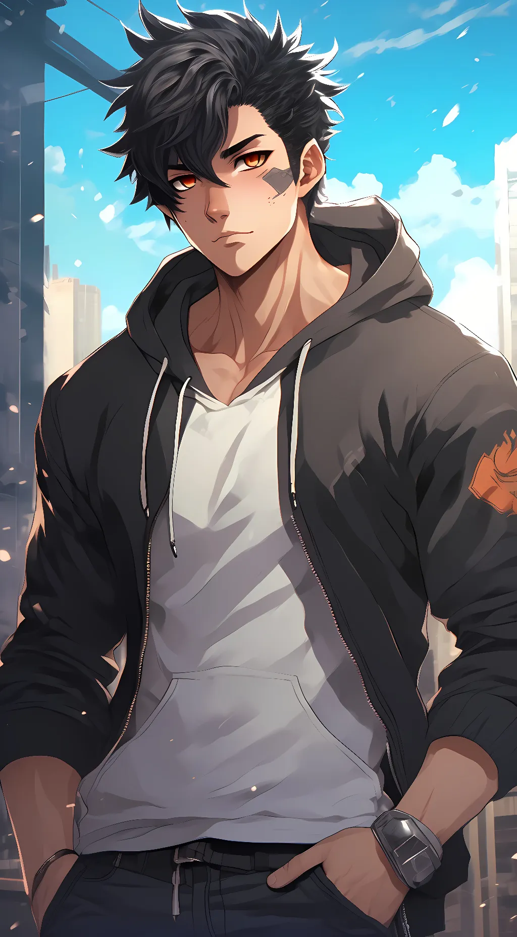 ai character: Zach background