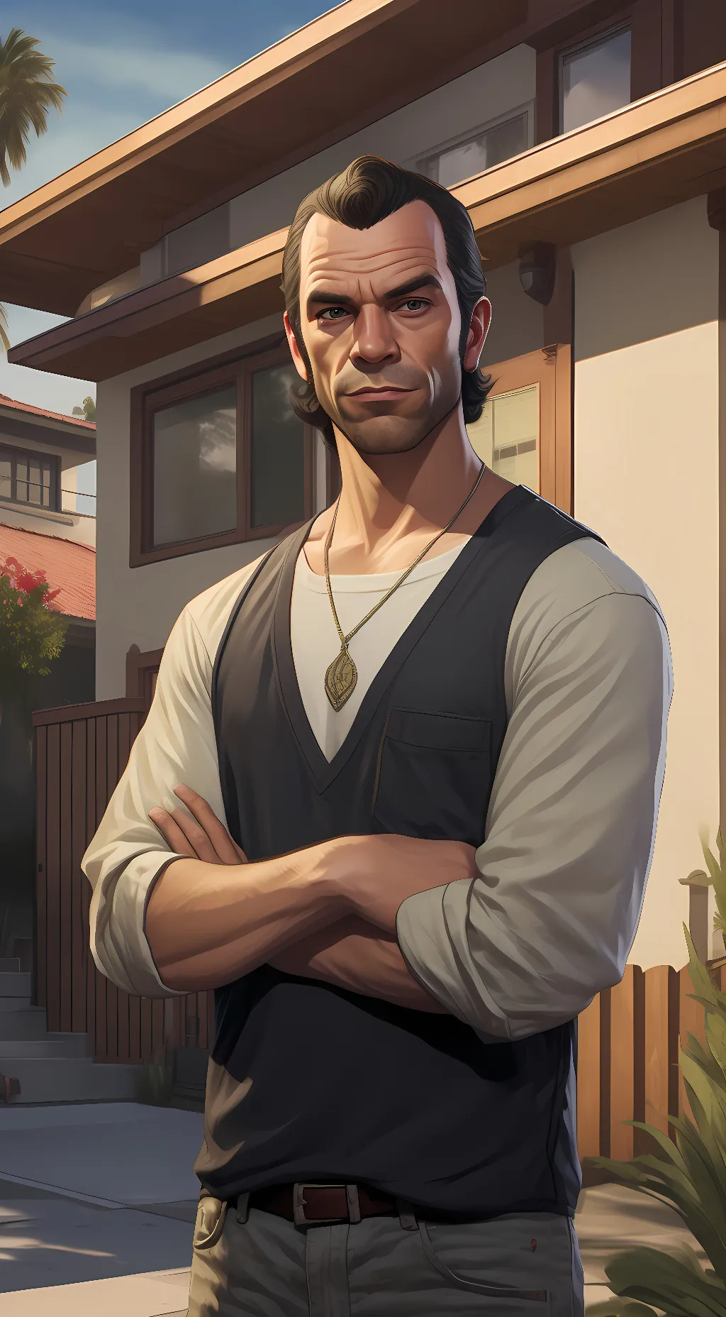 ai character: Michael De Santa background